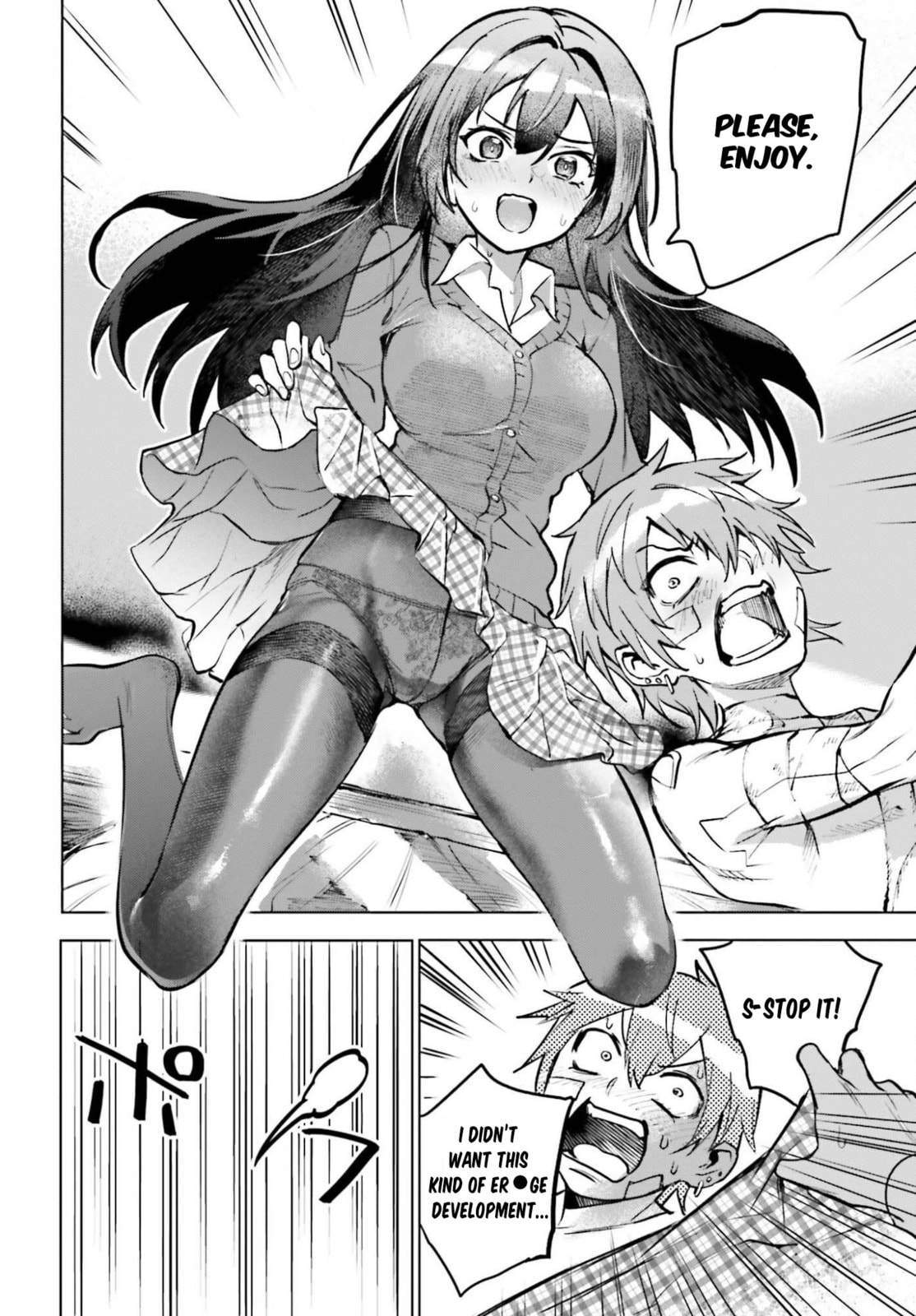 Danshi Kinsei Game Sekai de Ore ga Yaru Beki Yuiitsu no Koto: Yuri no Aida ni Hasamaru Otoko Toshite Tensei Shite Shimaimashita Chapter 11 page 22 - 