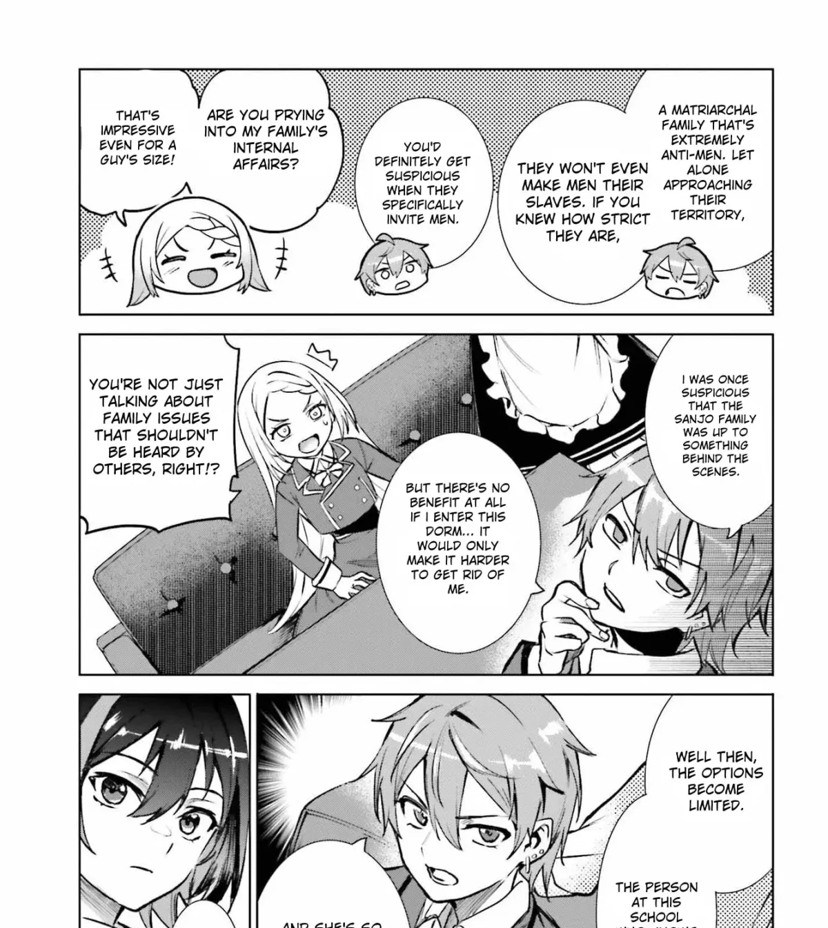 Danshi Kinsei Game Sekai de Ore ga Yaru Beki Yuiitsu no Koto: Yuri no Aida ni Hasamaru Otoko Toshite Tensei Shite Shimaimashita Chapter 13 page 34 - 