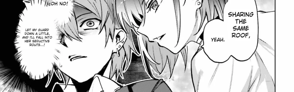 Danshi Kinsei Game Sekai de Ore ga Yaru Beki Yuiitsu no Koto: Yuri no Aida ni Hasamaru Otoko Toshite Tensei Shite Shimaimashita Chapter 13 page 43 - 