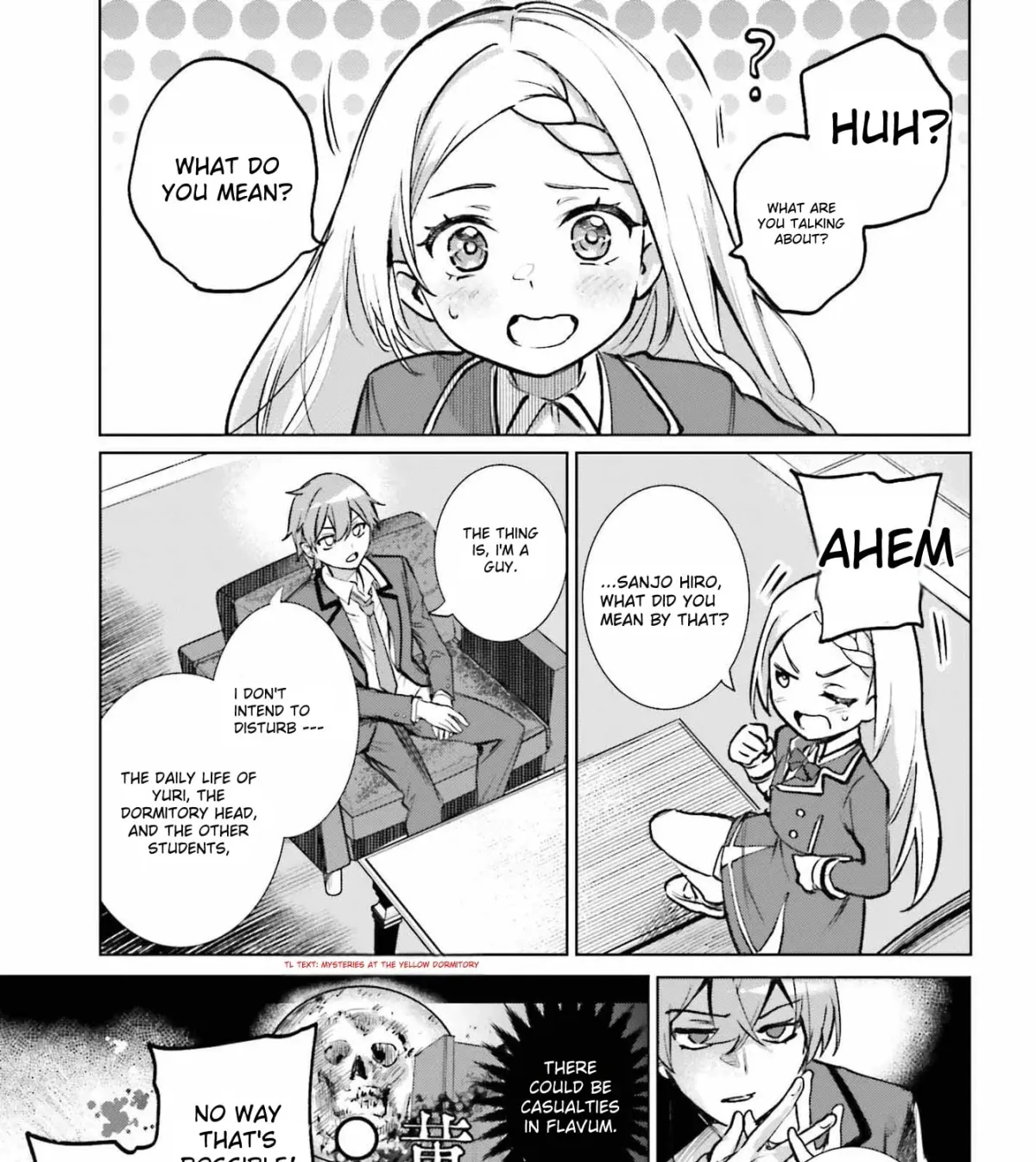 Danshi Kinsei Game Sekai de Ore ga Yaru Beki Yuiitsu no Koto: Yuri no Aida ni Hasamaru Otoko Toshite Tensei Shite Shimaimashita Chapter 13 page 46 - 