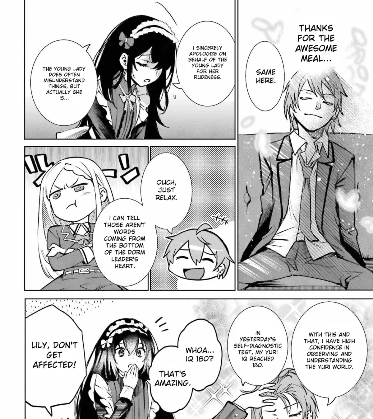 Danshi Kinsei Game Sekai de Ore ga Yaru Beki Yuiitsu no Koto: Yuri no Aida ni Hasamaru Otoko Toshite Tensei Shite Shimaimashita Chapter 13 page 52 - 
