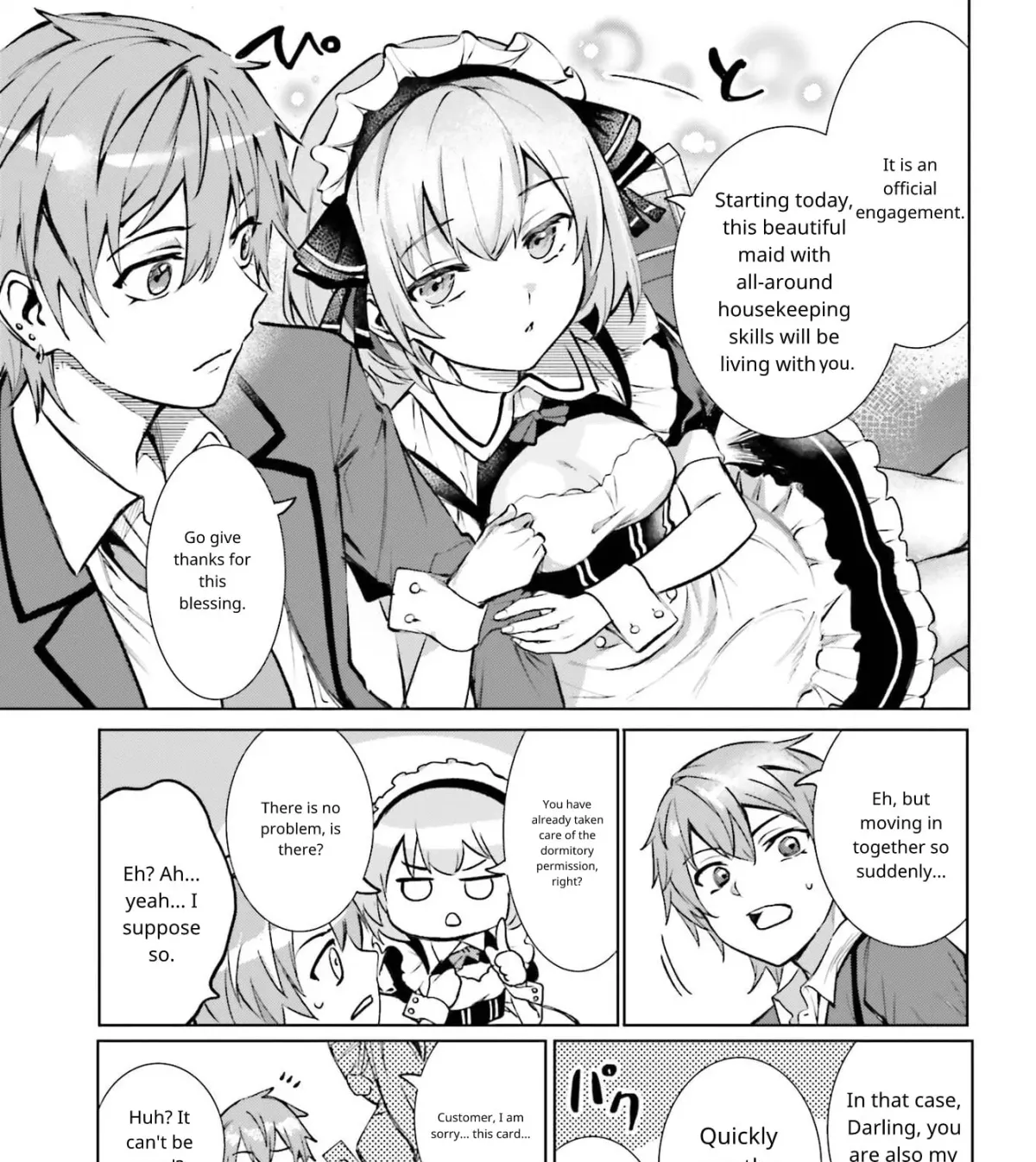 Danshi Kinsei Game Sekai de Ore ga Yaru Beki Yuiitsu no Koto: Yuri no Aida ni Hasamaru Otoko Toshite Tensei Shite Shimaimashita Chapter 14 page 14 - 