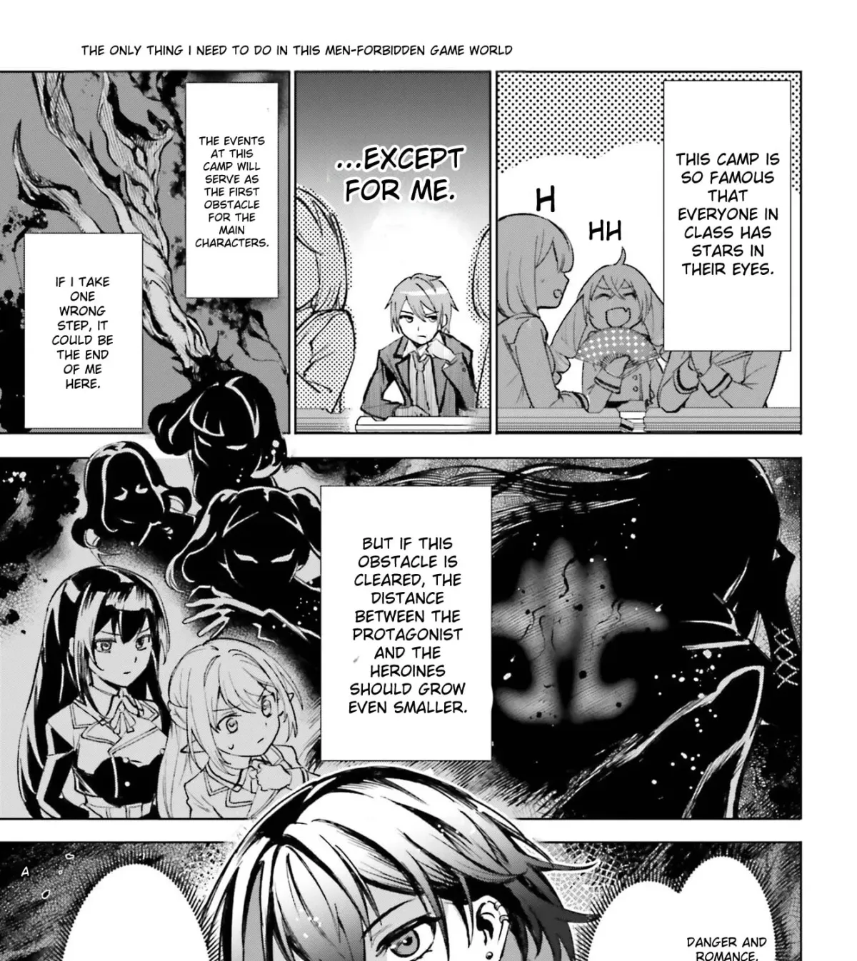Danshi Kinsei Game Sekai de Ore ga Yaru Beki Yuiitsu no Koto: Yuri no Aida ni Hasamaru Otoko Toshite Tensei Shite Shimaimashita Chapter 14 page 26 - 