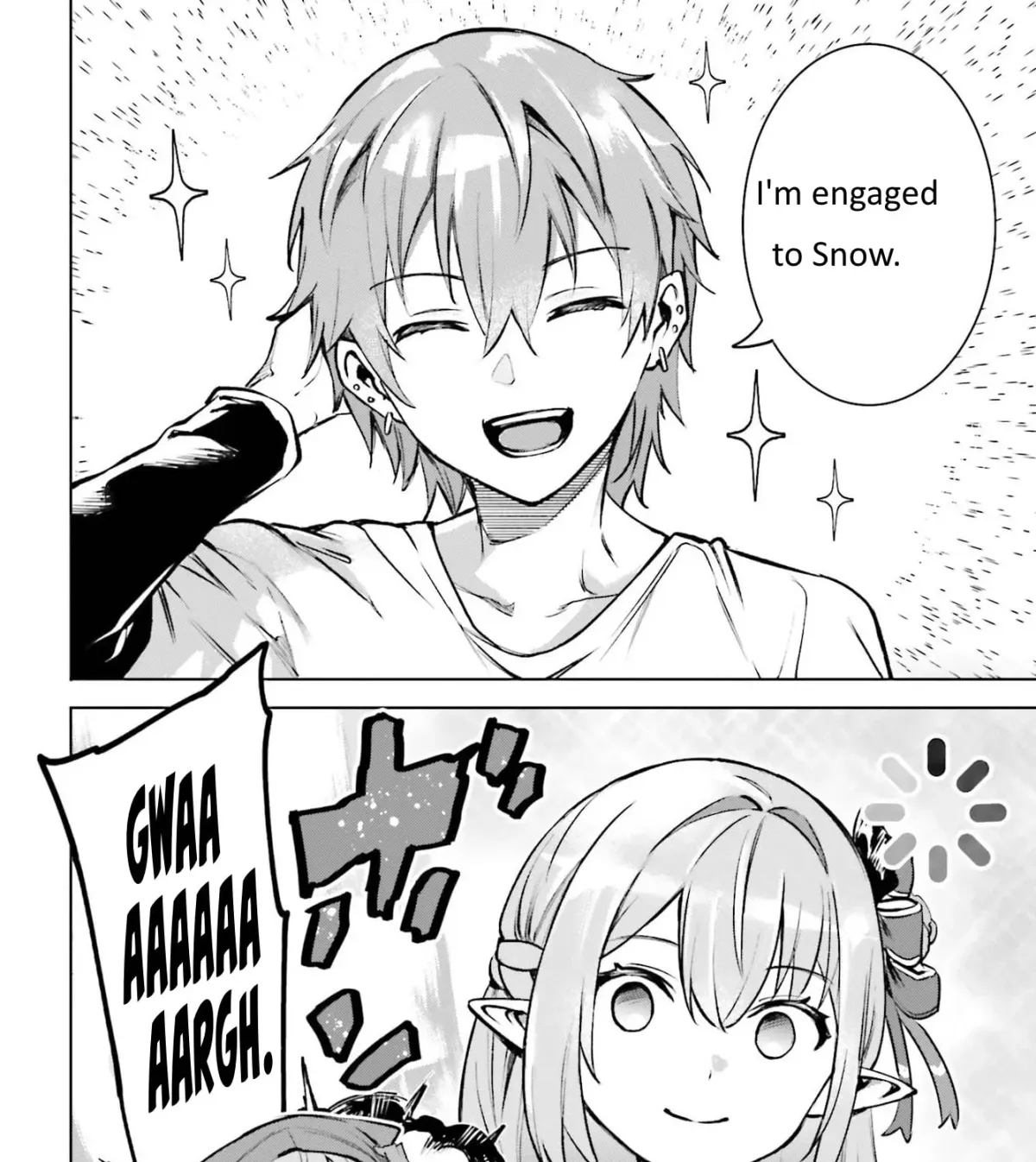 Danshi Kinsei Game Sekai de Ore ga Yaru Beki Yuiitsu no Koto: Yuri no Aida ni Hasamaru Otoko Toshite Tensei Shite Shimaimashita Chapter 14 page 36 - 
