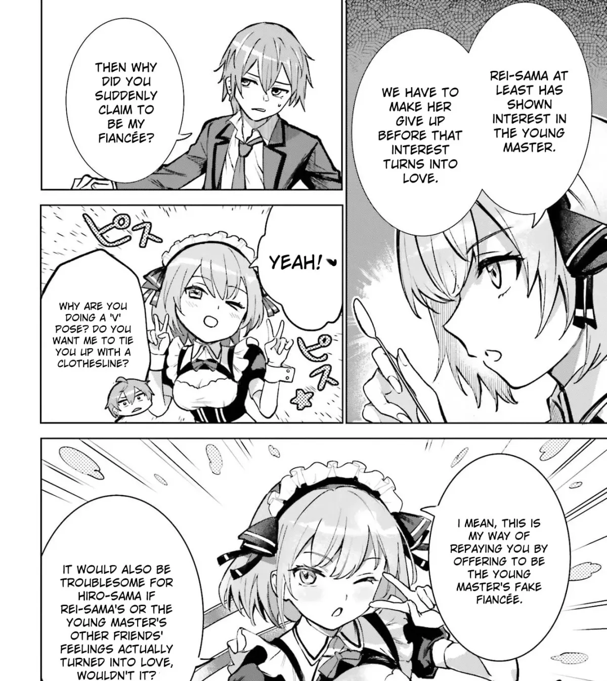 Danshi Kinsei Game Sekai de Ore ga Yaru Beki Yuiitsu no Koto: Yuri no Aida ni Hasamaru Otoko Toshite Tensei Shite Shimaimashita Chapter 14 page 8 - 