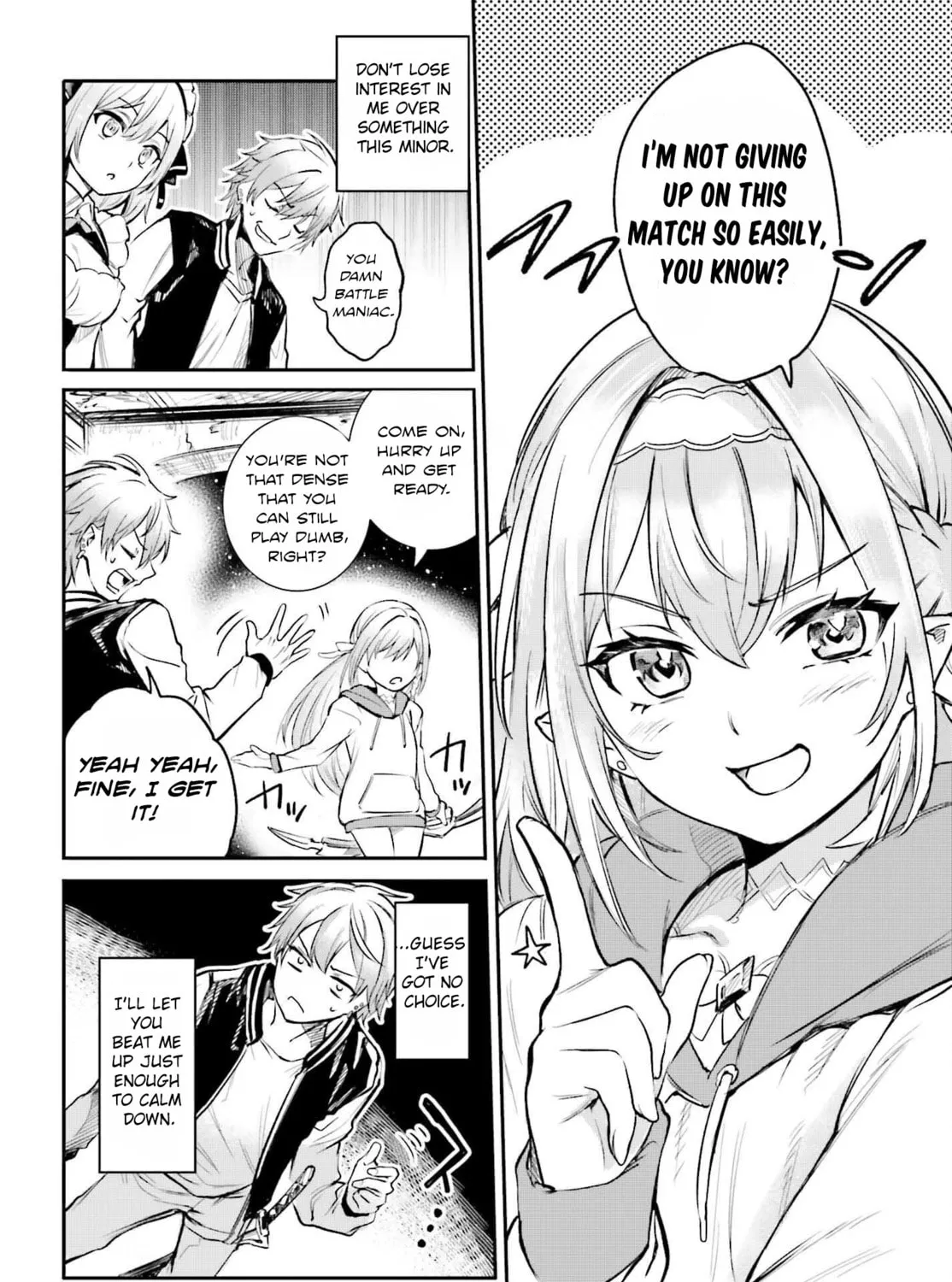 Danshi Kinsei Game Sekai de Ore ga Yaru Beki Yuiitsu no Koto: Yuri no Aida ni Hasamaru Otoko Toshite Tensei Shite Shimaimashita Chapter 2 page 19 - 