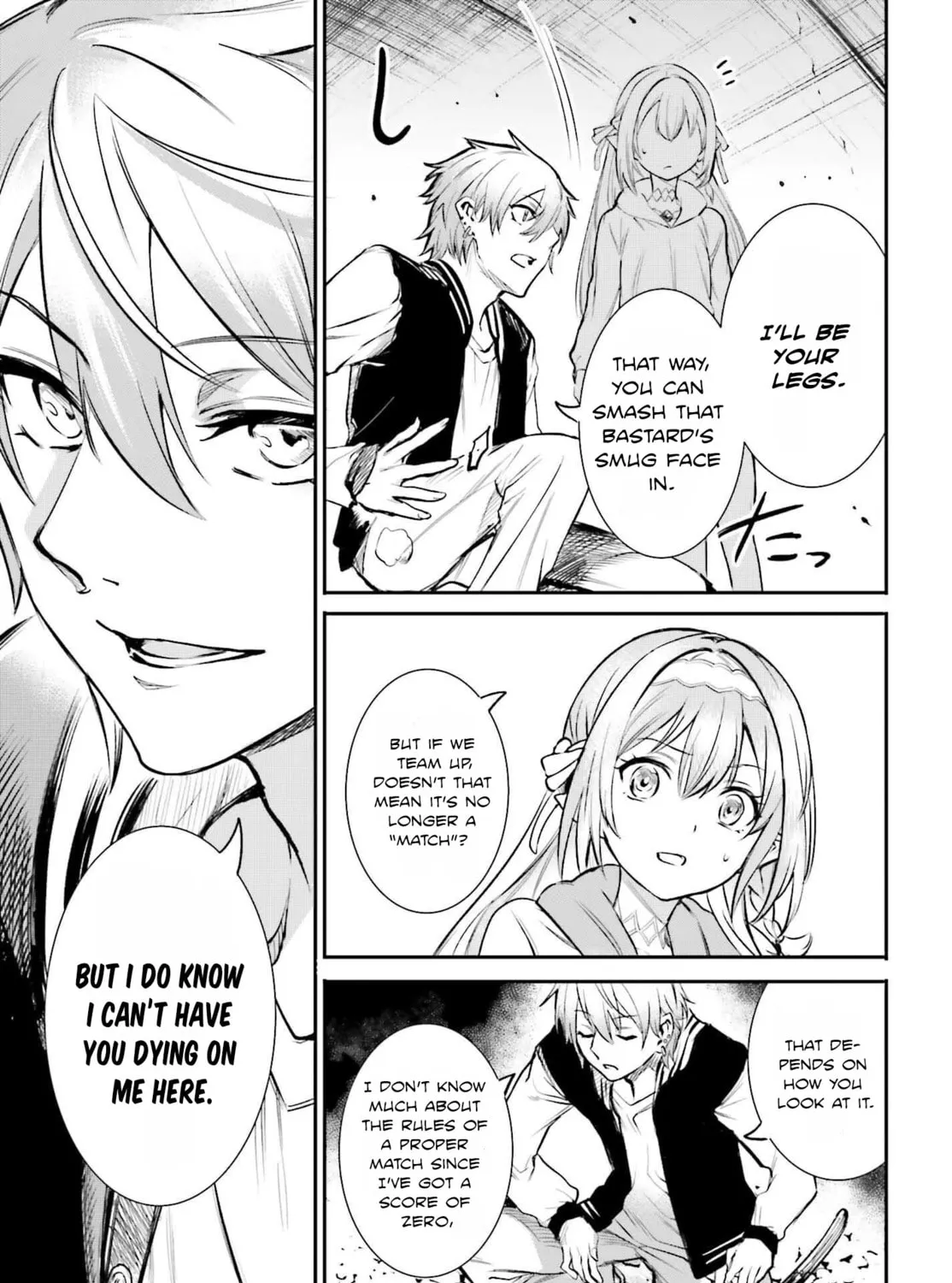 Danshi Kinsei Game Sekai de Ore ga Yaru Beki Yuiitsu no Koto: Yuri no Aida ni Hasamaru Otoko Toshite Tensei Shite Shimaimashita Chapter 2 page 45 - 