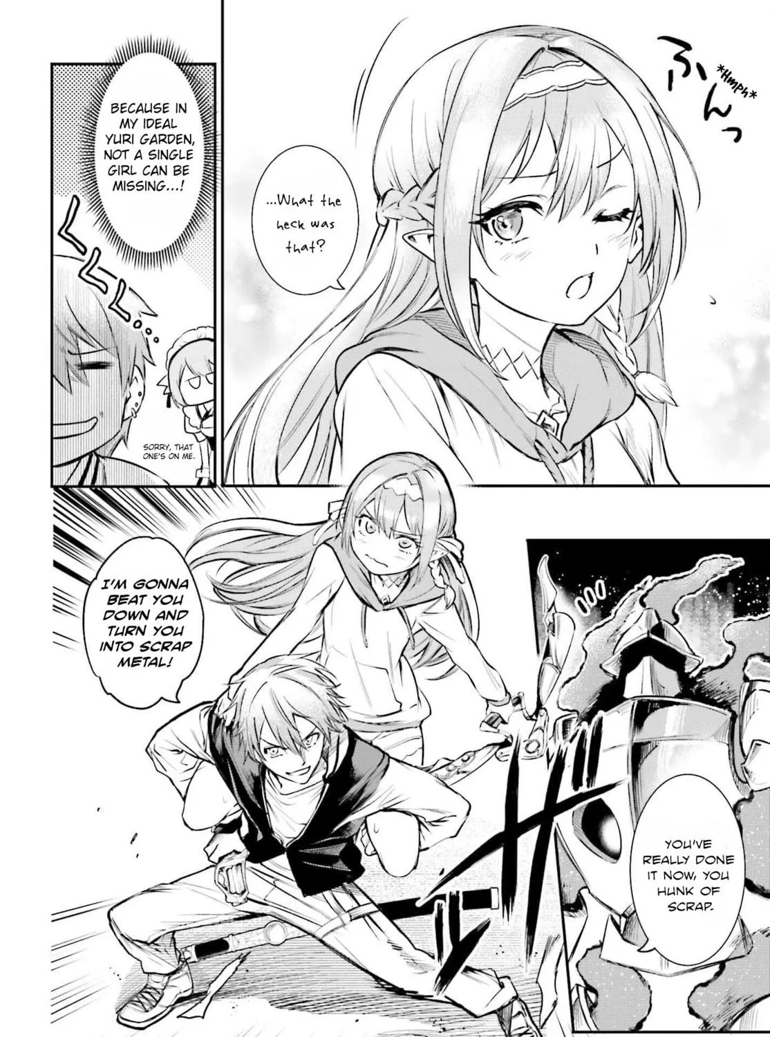 Danshi Kinsei Game Sekai de Ore ga Yaru Beki Yuiitsu no Koto: Yuri no Aida ni Hasamaru Otoko Toshite Tensei Shite Shimaimashita Chapter 2 page 47 - 