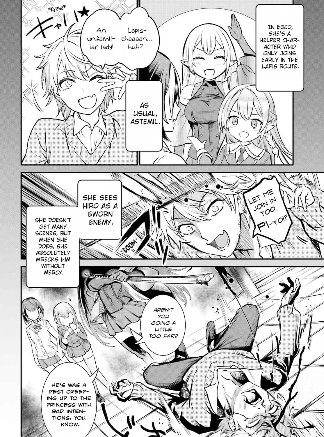 Danshi Kinsei Game Sekai de Ore ga Yaru Beki Yuiitsu no Koto: Yuri no Aida ni Hasamaru Otoko Toshite Tensei Shite Shimaimashita Chapter 3 page 27 - 