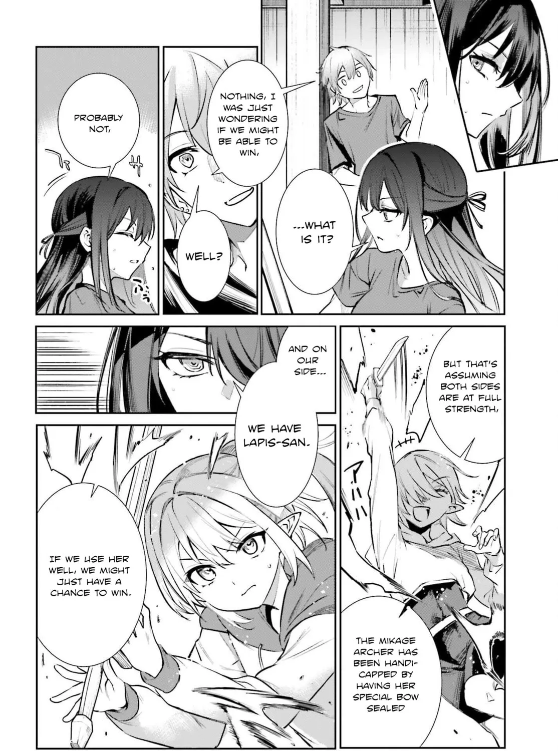 Danshi Kinsei Game Sekai de Ore ga Yaru Beki Yuiitsu no Koto: Yuri no Aida ni Hasamaru Otoko Toshite Tensei Shite Shimaimashita Chapter 5 page 48 - 