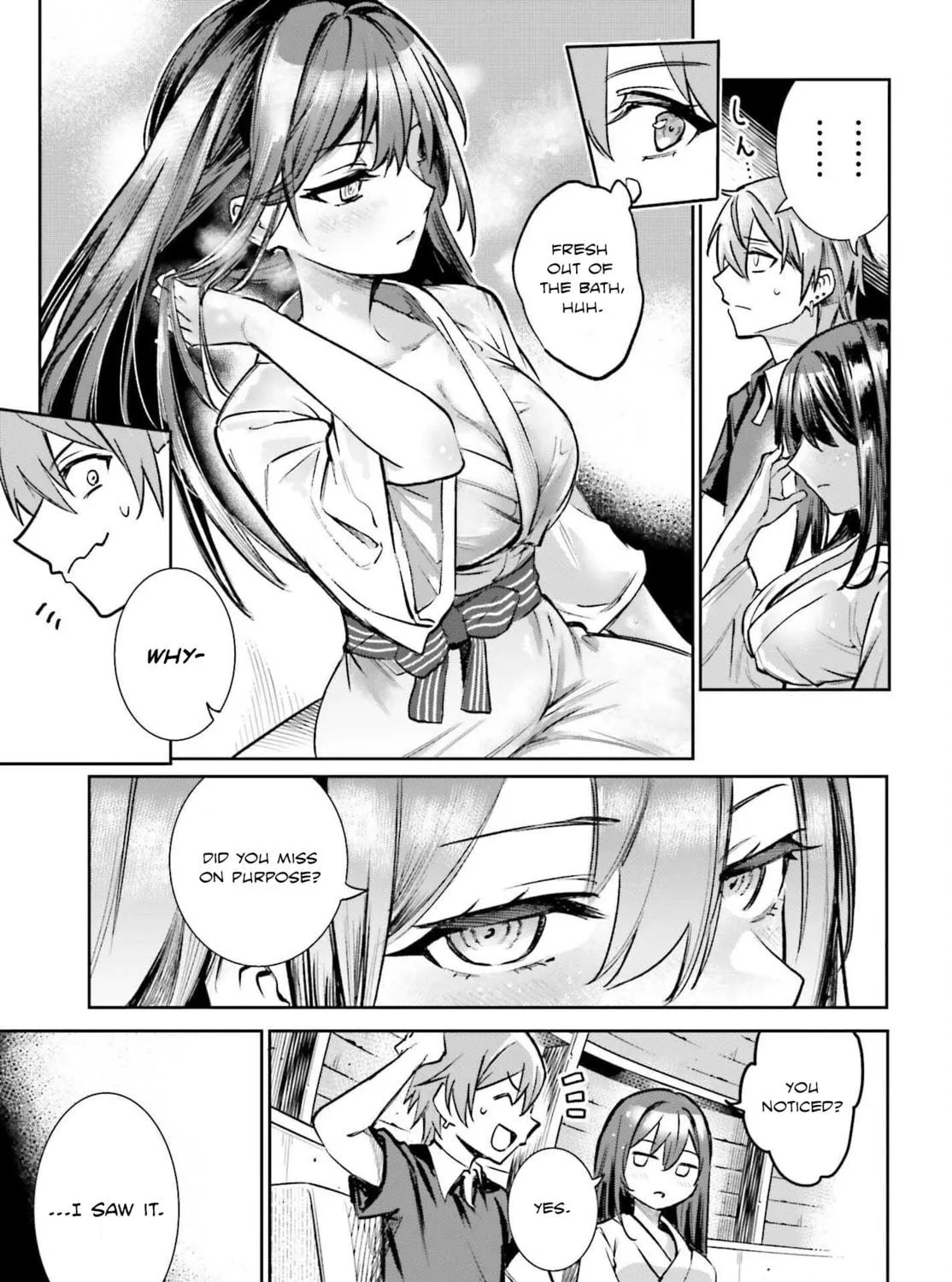 Danshi Kinsei Game Sekai de Ore ga Yaru Beki Yuiitsu no Koto: Yuri no Aida ni Hasamaru Otoko Toshite Tensei Shite Shimaimashita Chapter 6 page 53 - 