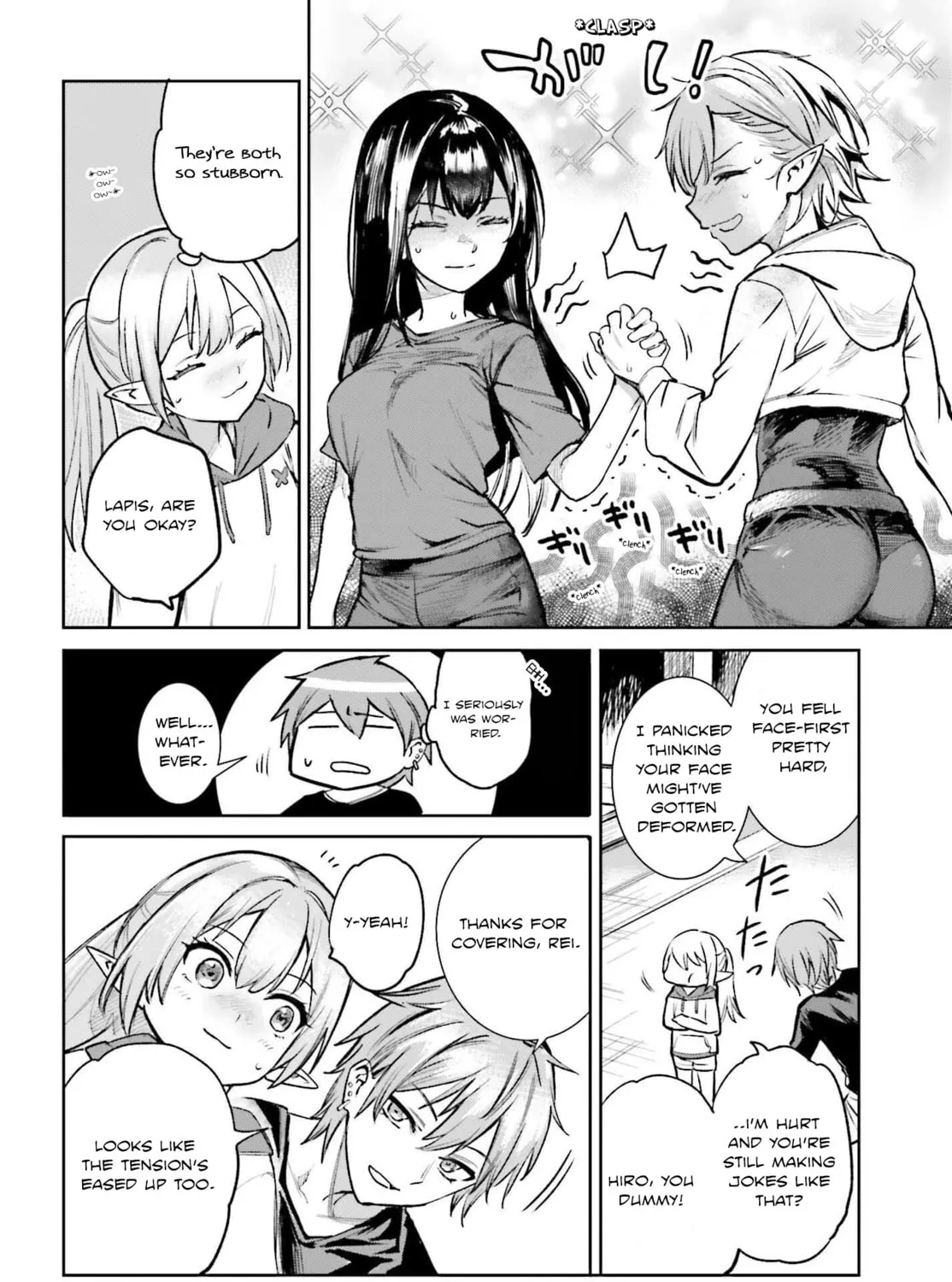 Danshi Kinsei Game Sekai de Ore ga Yaru Beki Yuiitsu no Koto: Yuri no Aida ni Hasamaru Otoko Toshite Tensei Shite Shimaimashita Chapter 6 page 7 - 
