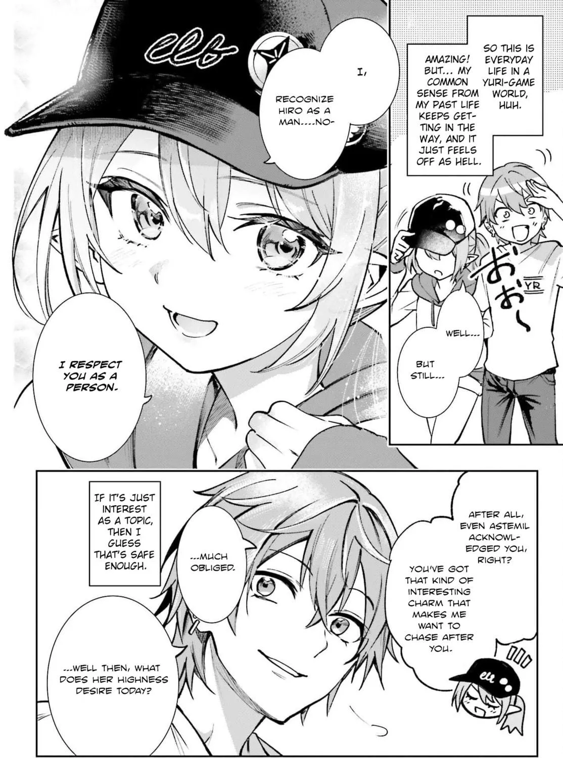 Danshi Kinsei Game Sekai de Ore ga Yaru Beki Yuiitsu no Koto: Yuri no Aida ni Hasamaru Otoko Toshite Tensei Shite Shimaimashita Chapter 7 page 11 - 