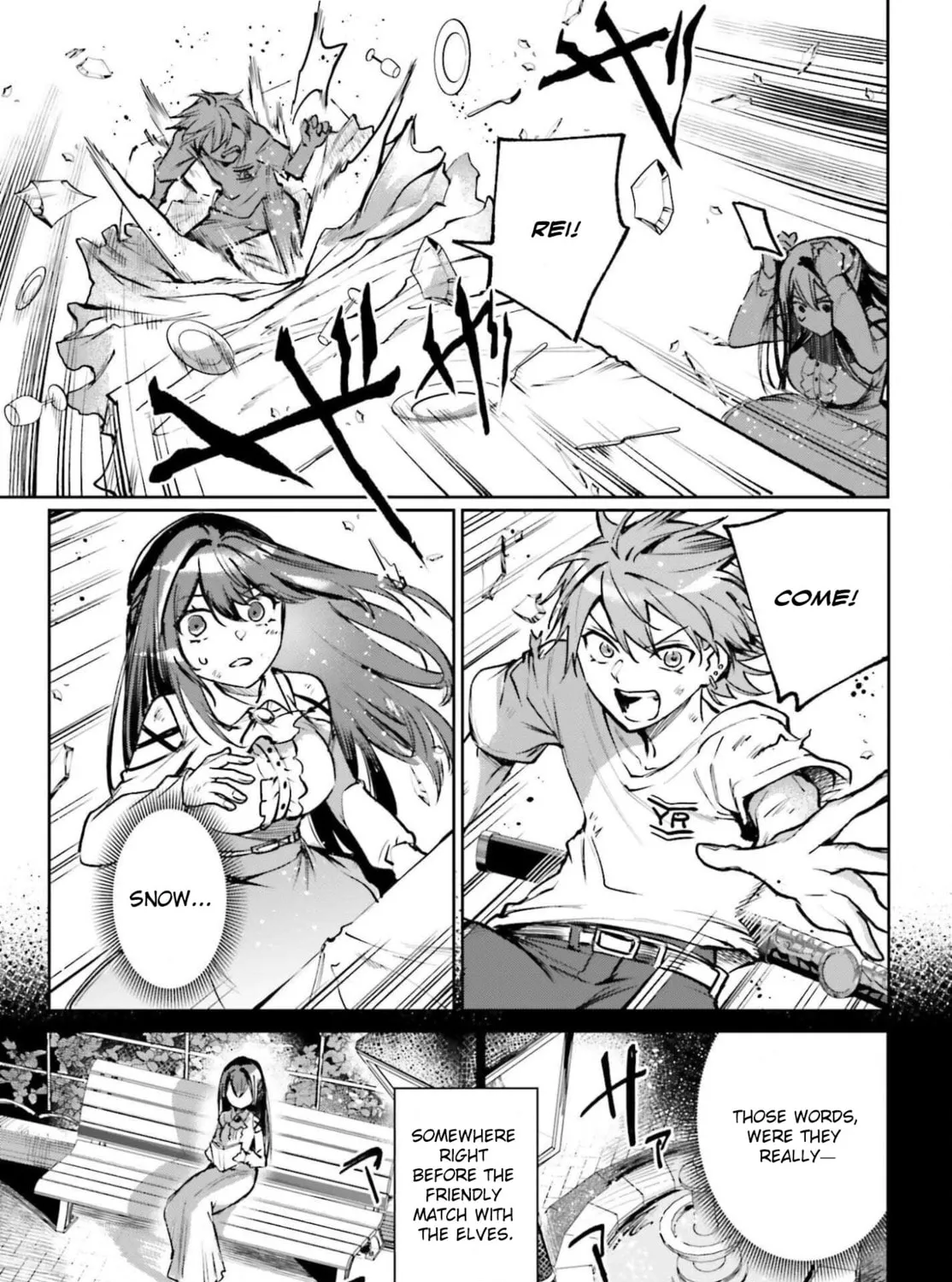 Danshi Kinsei Game Sekai de Ore ga Yaru Beki Yuiitsu no Koto: Yuri no Aida ni Hasamaru Otoko Toshite Tensei Shite Shimaimashita Chapter 9 page 41 - 
