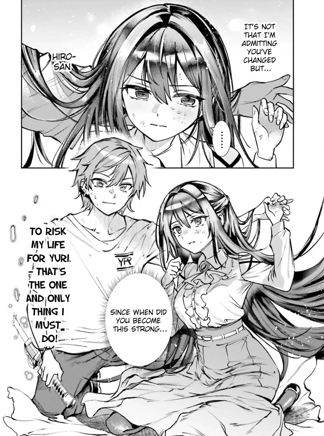 Danshi Kinsei Game Sekai de Ore ga Yaru Beki Yuiitsu no Koto: Yuri no Aida ni Hasamaru Otoko Toshite Tensei Shite Shimaimashita Chapter 9 page 60 - 