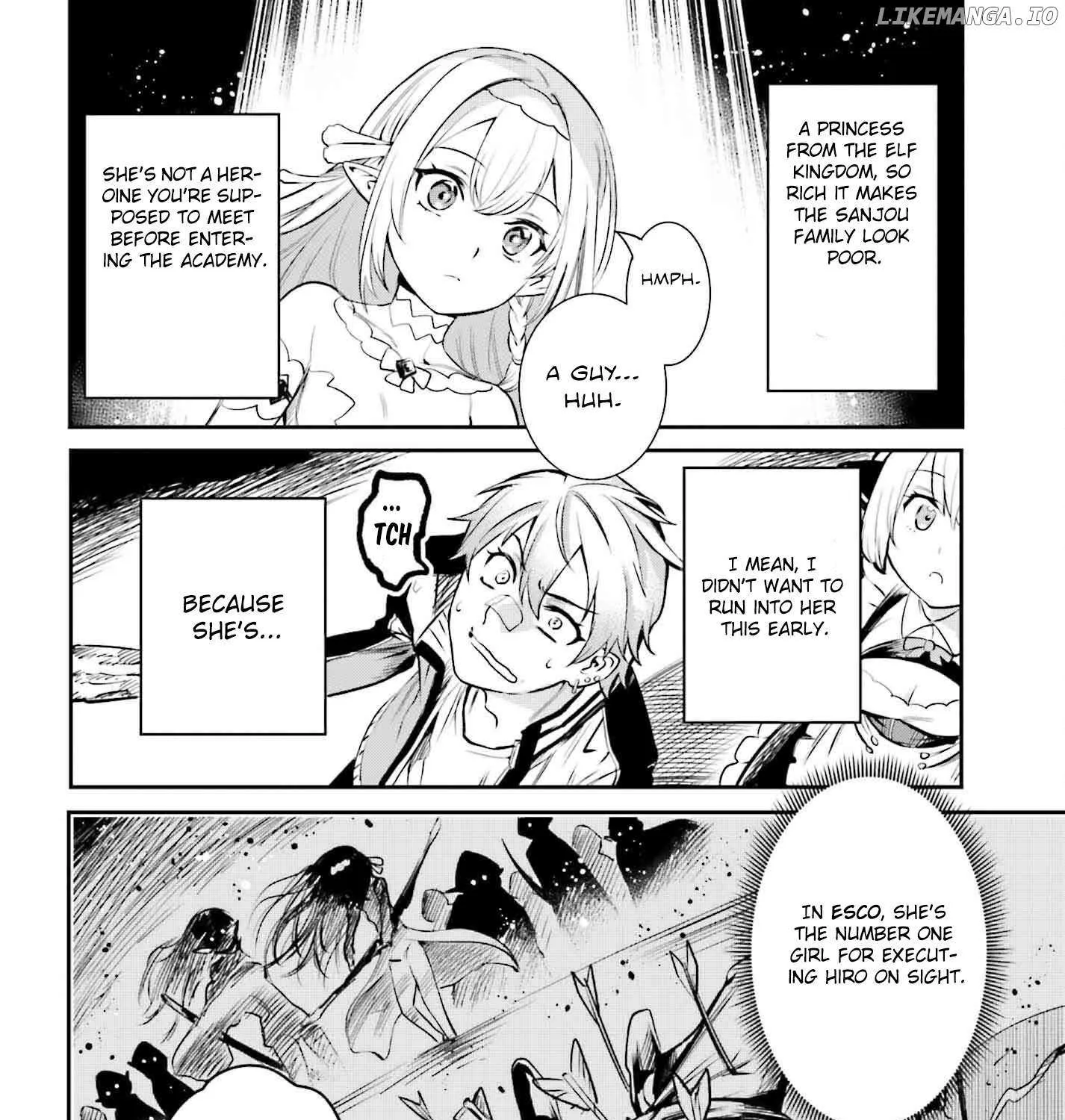 Danshi Kinsei Game Sekai de Ore ga Yarubeki Yuiitsu no Koto - Yuri no Ma ni Hasamaru Otoko to Shite Tensei shite shimaimashita Chapter 1 page 99 - 