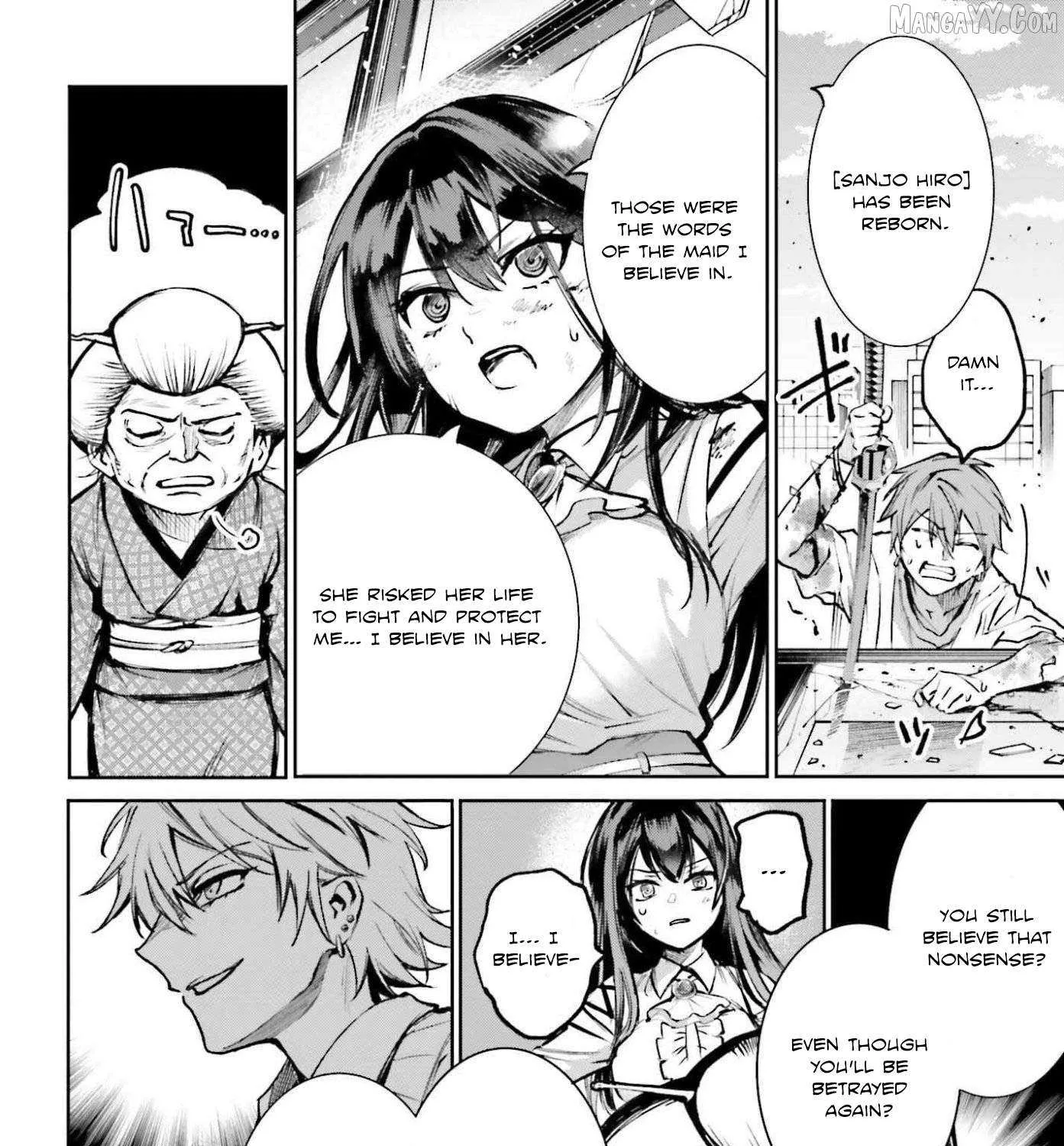 Danshi Kinsei Game Sekai de Ore ga Yarubeki Yuiitsu no Koto - Yuri no Ma ni Hasamaru Otoko to Shite Tensei shite shimaimashita Chapter 10 page 20 - 