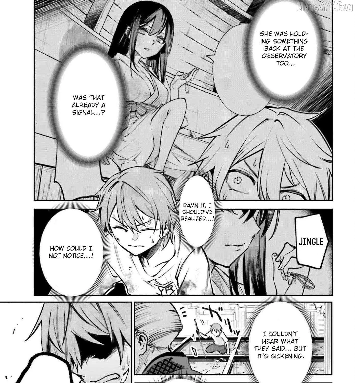 Danshi Kinsei Game Sekai de Ore ga Yarubeki Yuiitsu no Koto - Yuri no Ma ni Hasamaru Otoko to Shite Tensei shite shimaimashita Chapter 10 page 26 - 