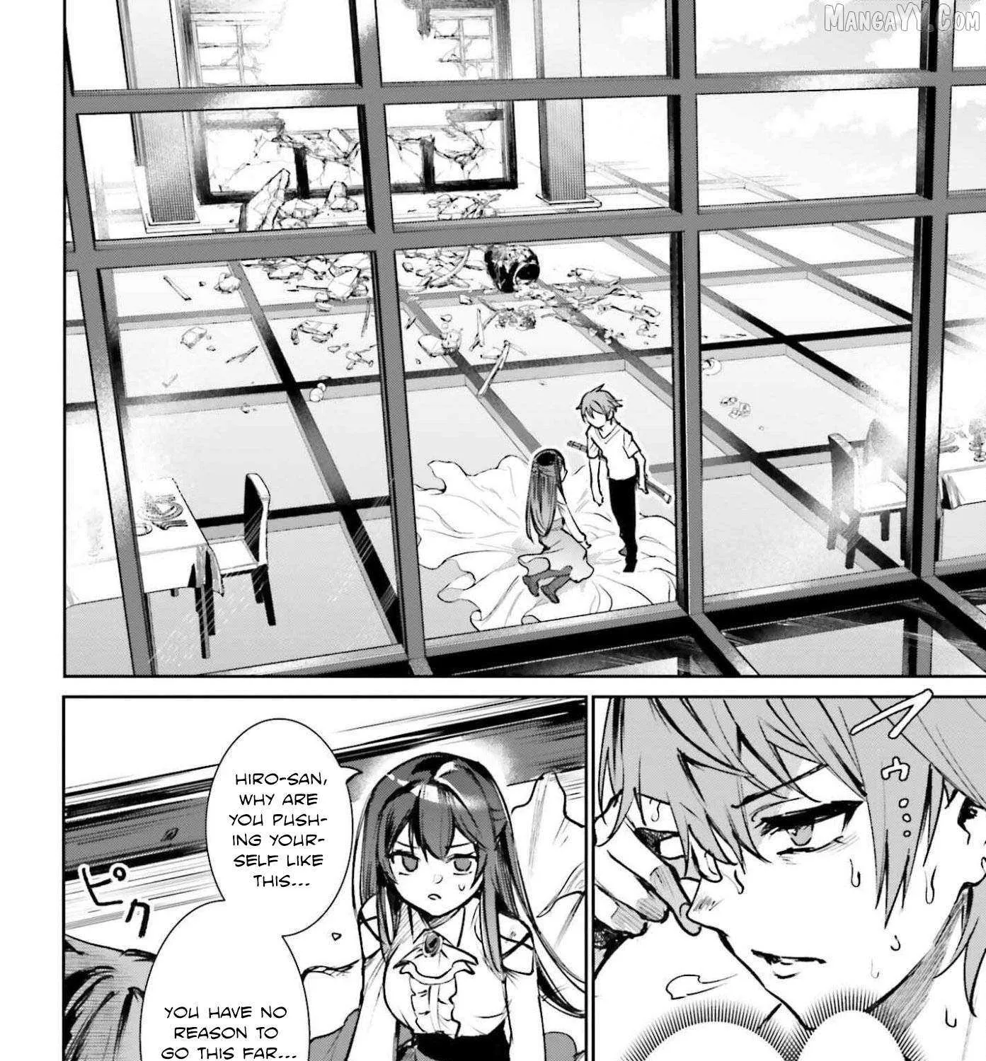 Danshi Kinsei Game Sekai de Ore ga Yarubeki Yuiitsu no Koto - Yuri no Ma ni Hasamaru Otoko to Shite Tensei shite shimaimashita Chapter 10 page 4 - 