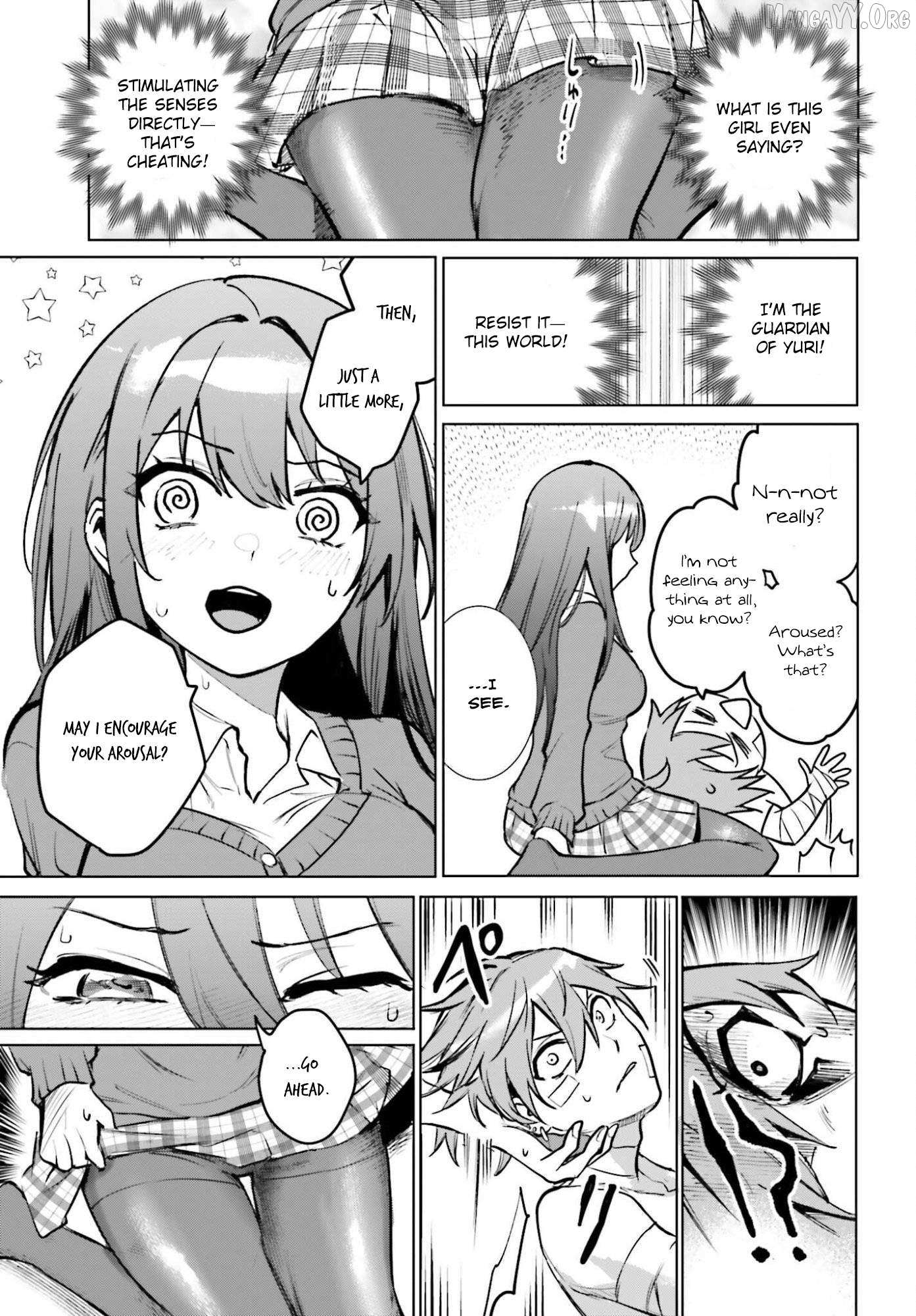 Danshi Kinsei Game Sekai de Ore ga Yarubeki Yuiitsu no Koto - Yuri no Ma ni Hasamaru Otoko to Shite Tensei shite shimaimashita Chapter 11 page 21 - 