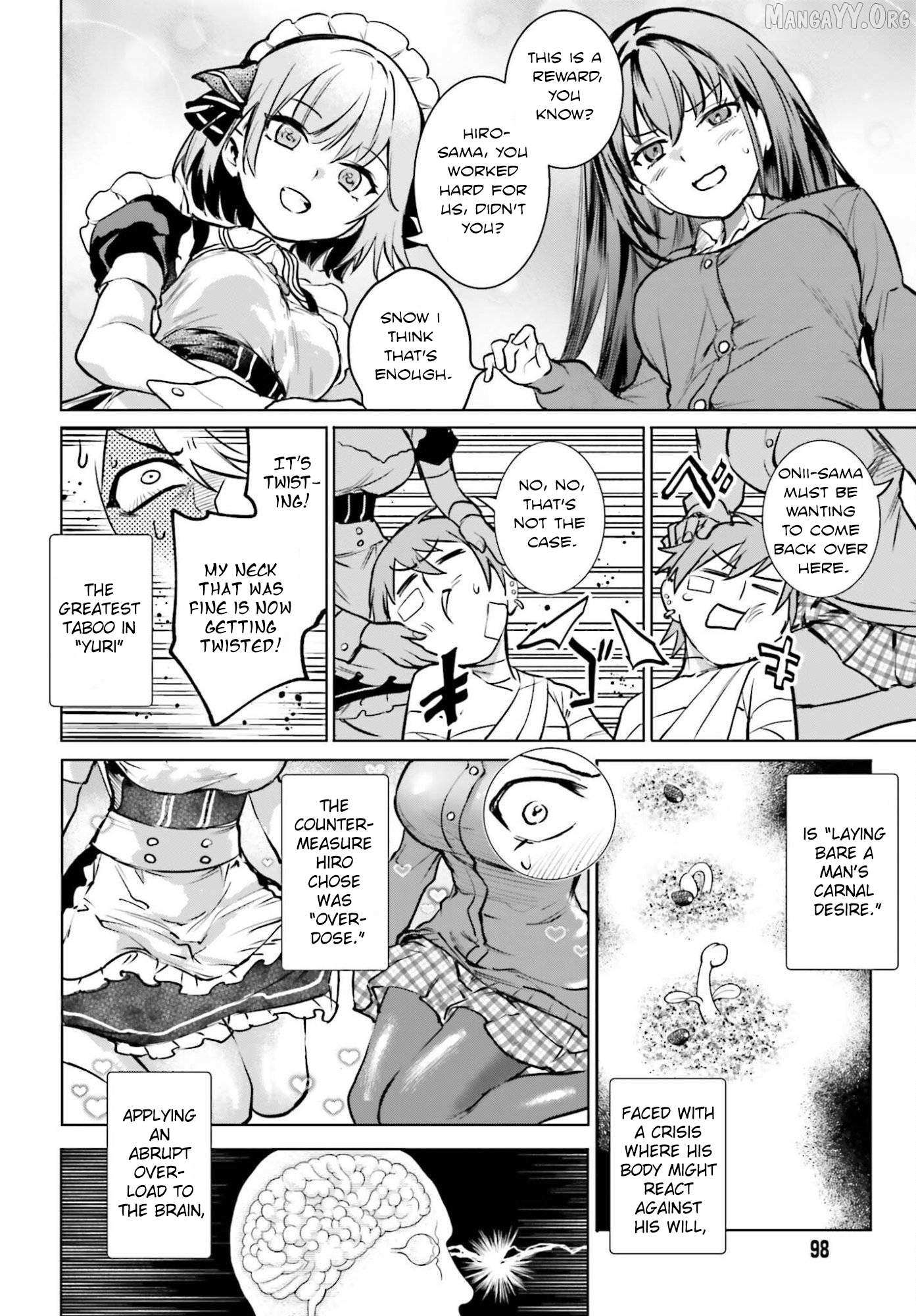 Danshi Kinsei Game Sekai de Ore ga Yarubeki Yuiitsu no Koto - Yuri no Ma ni Hasamaru Otoko to Shite Tensei shite shimaimashita Chapter 11 page 28 - 