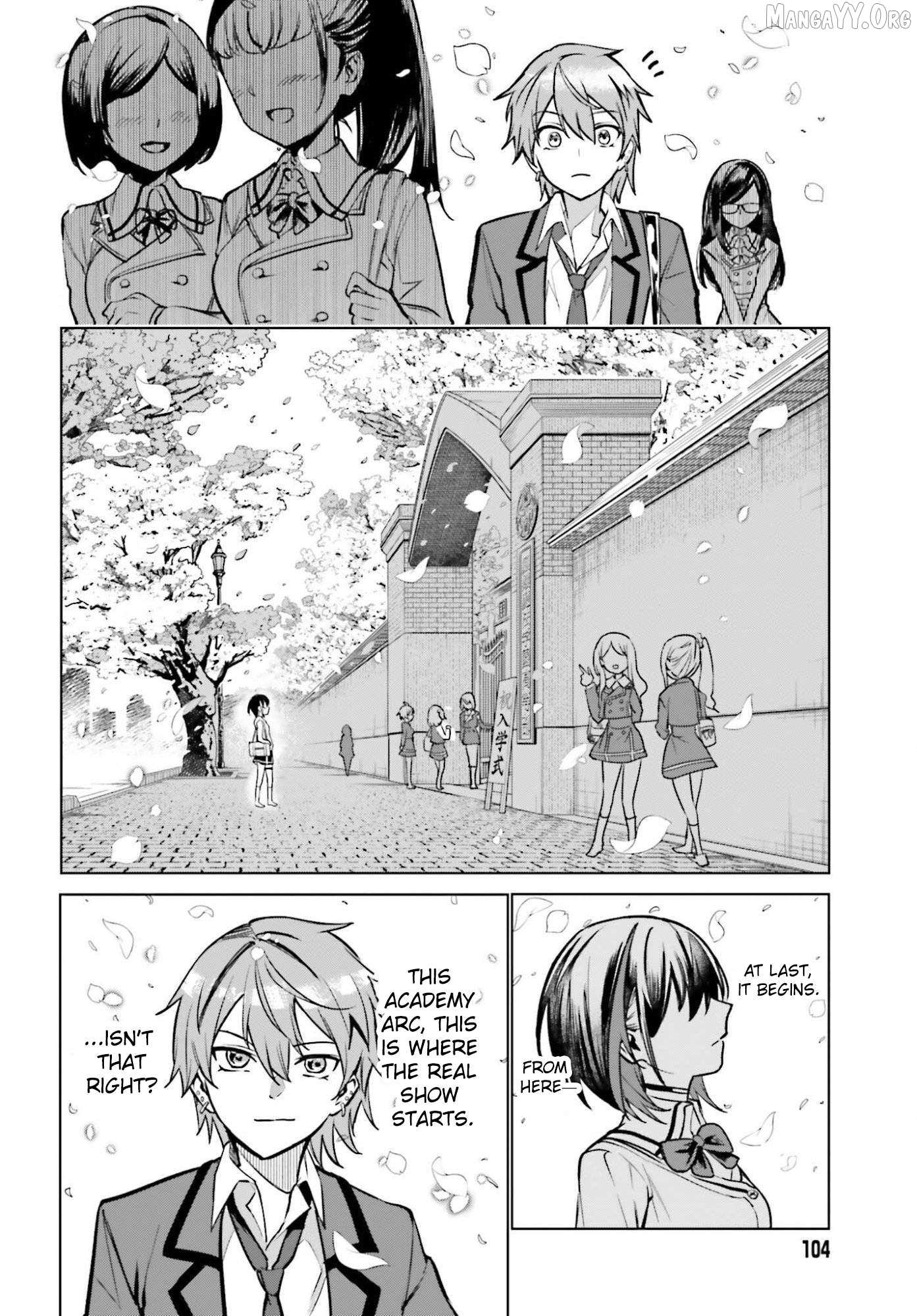Danshi Kinsei Game Sekai de Ore ga Yarubeki Yuiitsu no Koto - Yuri no Ma ni Hasamaru Otoko to Shite Tensei shite shimaimashita Chapter 11 page 34 - 