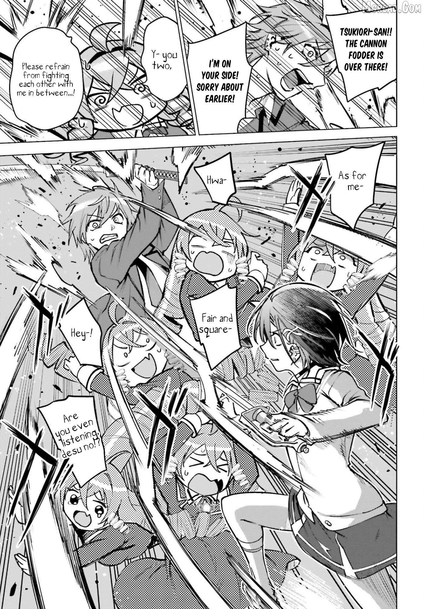 Danshi Kinsei Game Sekai de Ore ga Yarubeki Yuiitsu no Koto - Yuri no Ma ni Hasamaru Otoko to Shite Tensei shite shimaimashita Chapter 12 page 21 - 