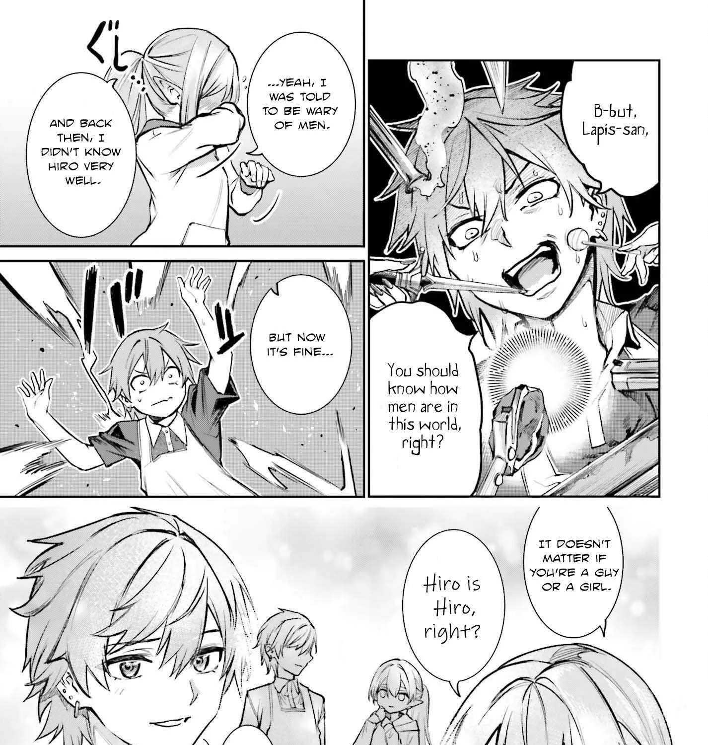 Danshi Kinsei Game Sekai de Ore ga Yarubeki Yuiitsu no Koto - Yuri no Ma ni Hasamaru Otoko to Shite Tensei shite shimaimashita Chapter 6 page 46 - 