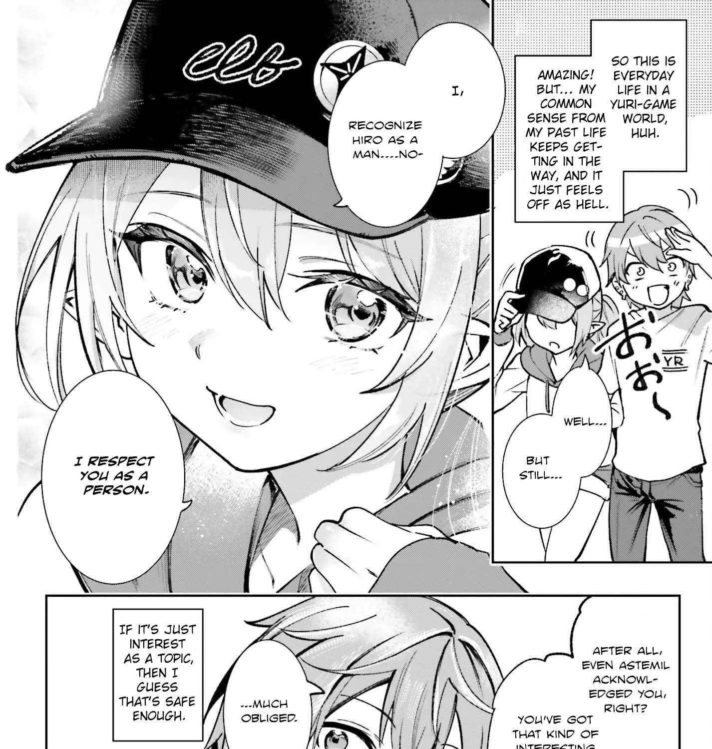 Danshi Kinsei Game Sekai de Ore ga Yarubeki Yuiitsu no Koto - Yuri no Ma ni Hasamaru Otoko to Shite Tensei shite shimaimashita Chapter 7 page 12 - 
