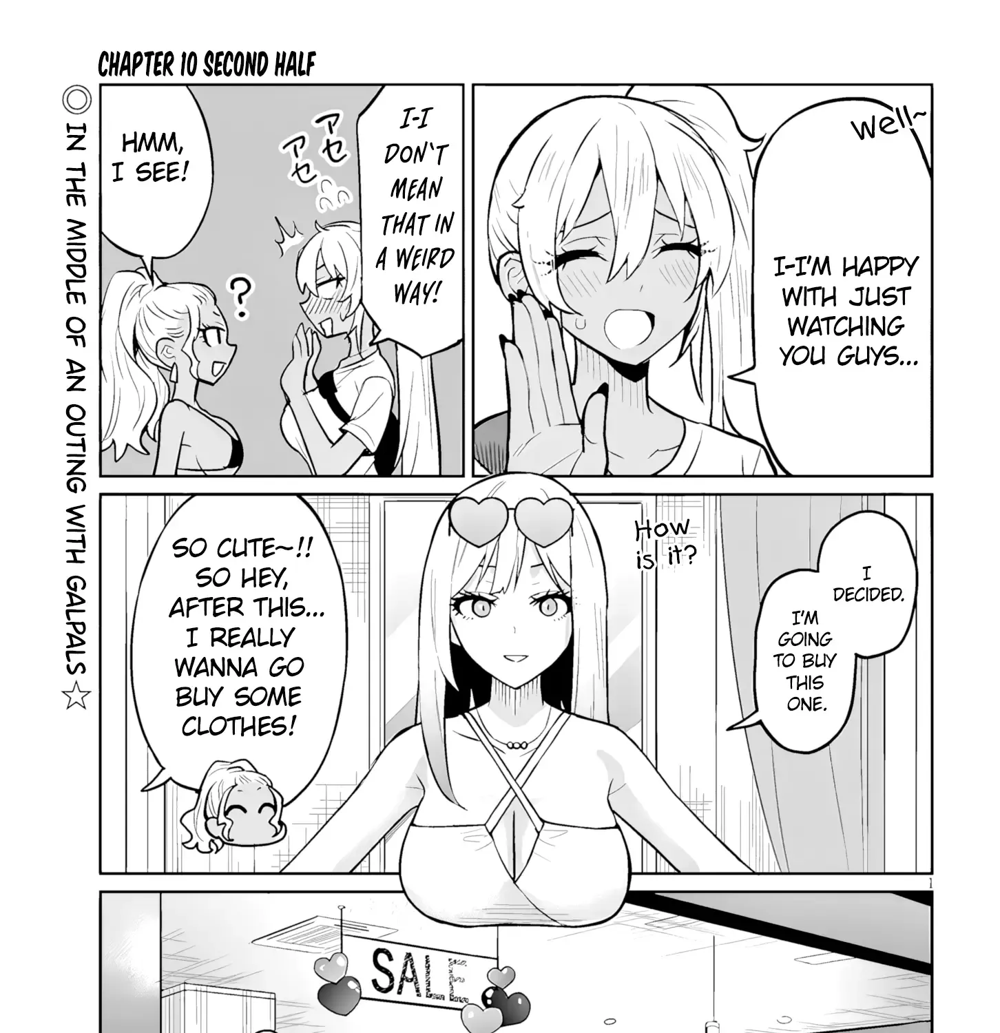 Danshi Kokoseidakedo Gyaru Ni Ts Shimashita Chapter 10.2 page 1 - 