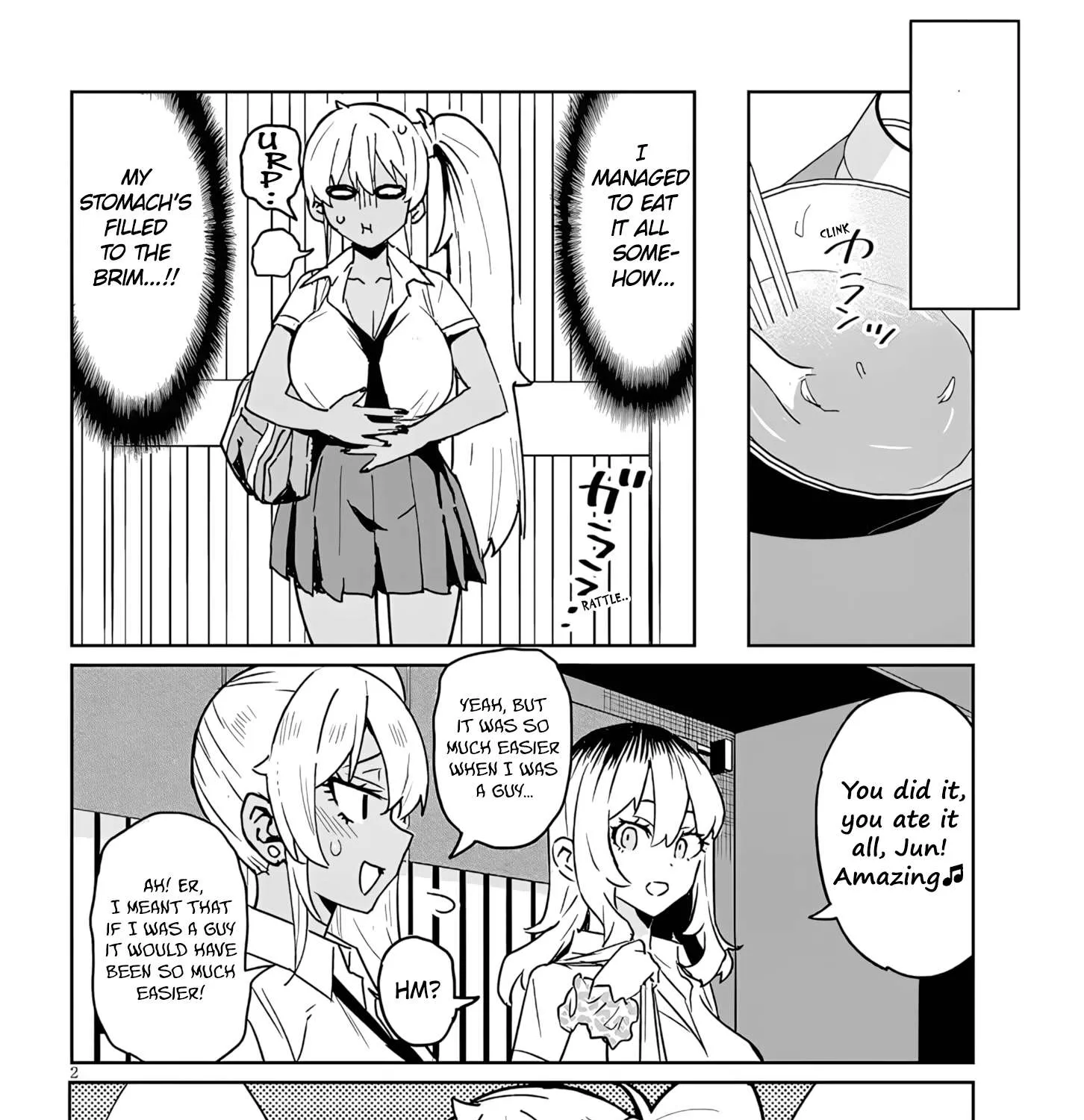 Danshi Kokoseidakedo Gyaru Ni Ts Shimashita Chapter 19.2 page 3 - 