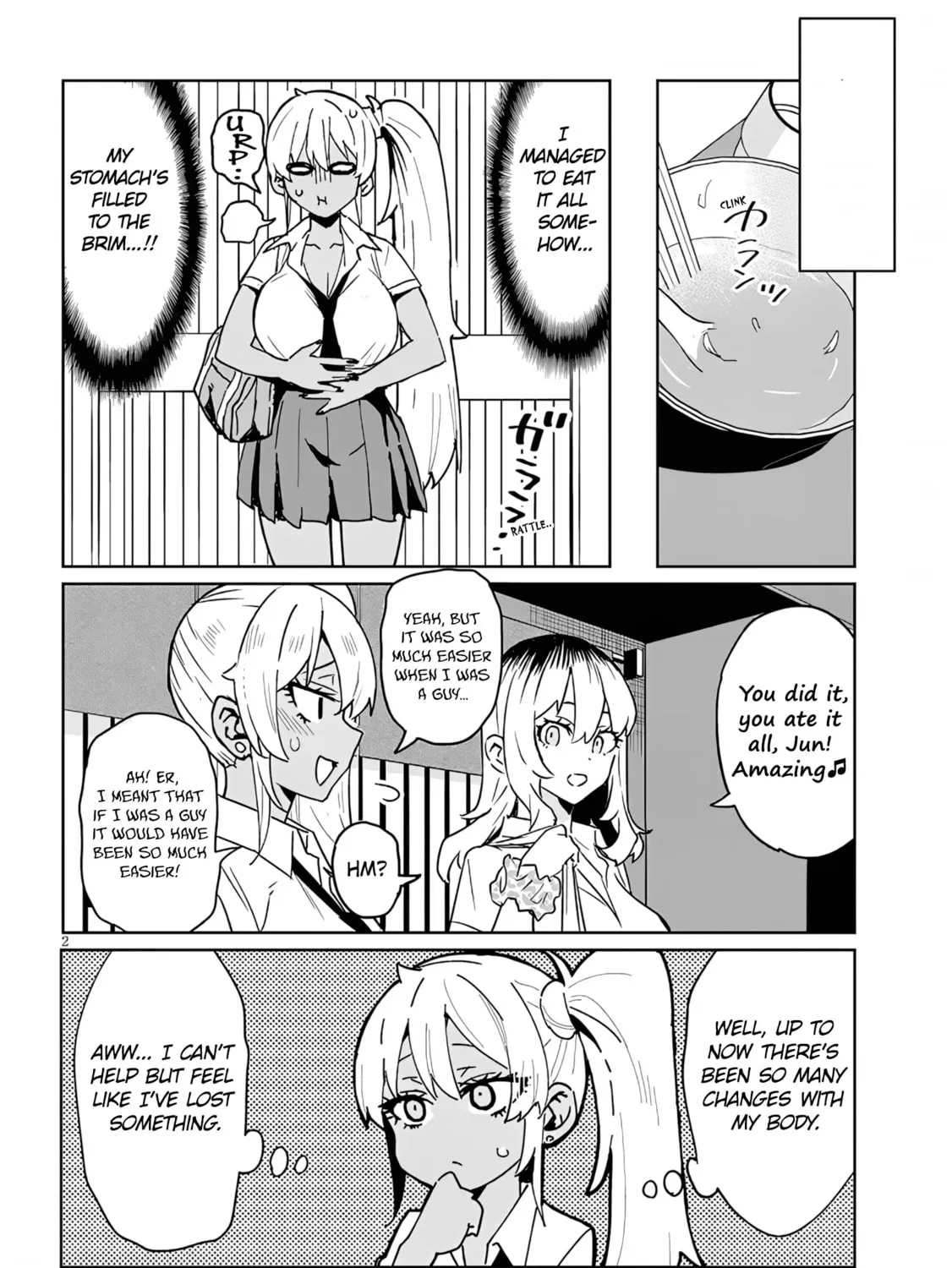 Danshi Koukousei Dakedo Gal ni TS shimashita Chapter 19.2 page 3 - 