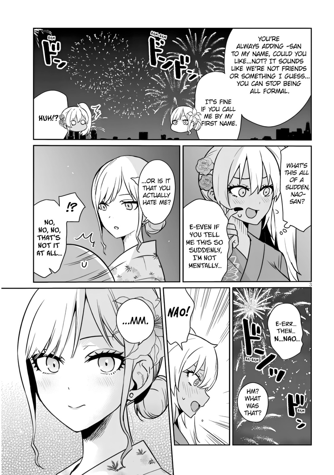 Danshi Koukousei Dakedo Gal ni TS shimashita Chapter 21.2 page 3 - 
