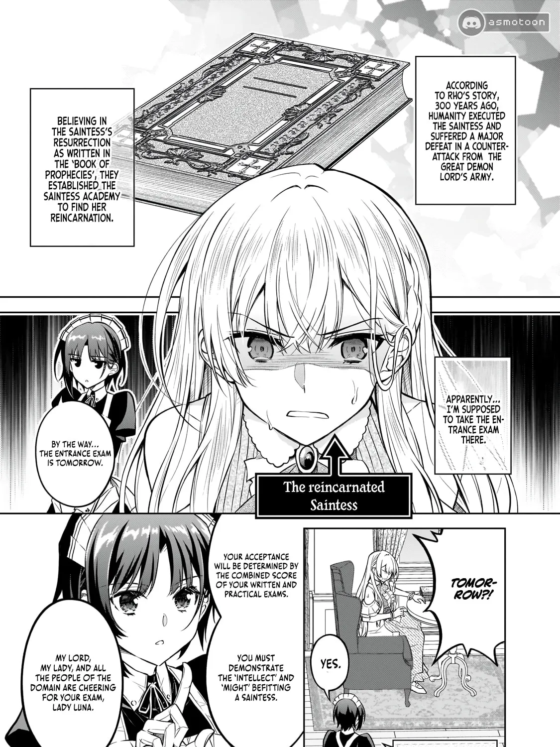 Danzai sareta Tensei Seijo wa, Akuyaku Reijou no Michi wo Iku! Chapter 2 page 2 - 