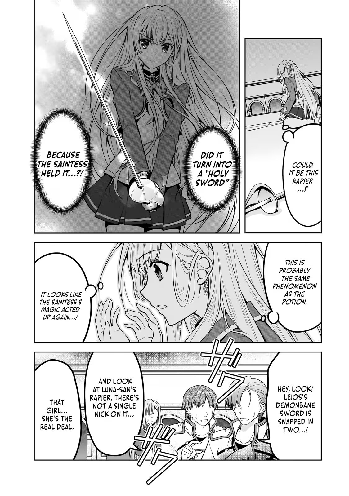 Danzai sareta Tensei Seijo wa, Akuyaku Reijou no Michi wo Iku! Chapter 6.2 page 10 - 