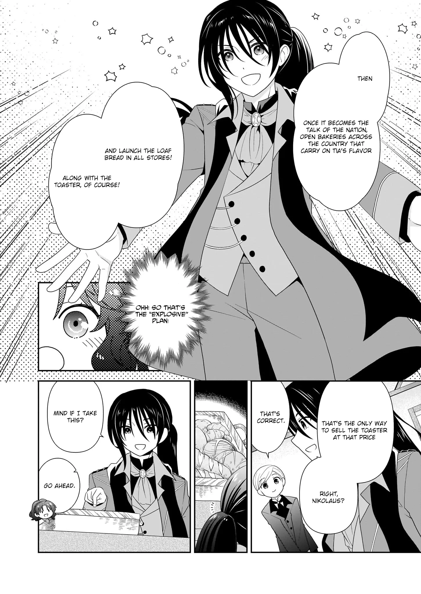 Danzaisareta Akuyaku Reijou desu ga, Pan wo Yaitara Seijo ni Job Change Shimashita!? Chapter 13 page 19 - 