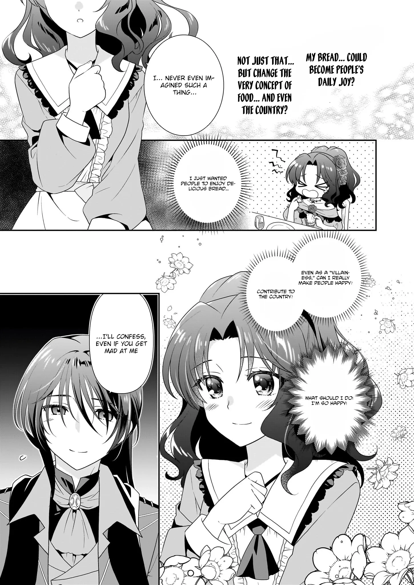 Danzaisareta Akuyaku Reijou desu ga, Pan wo Yaitara Seijo ni Job Change Shimashita!? Chapter 13 page 22 - 