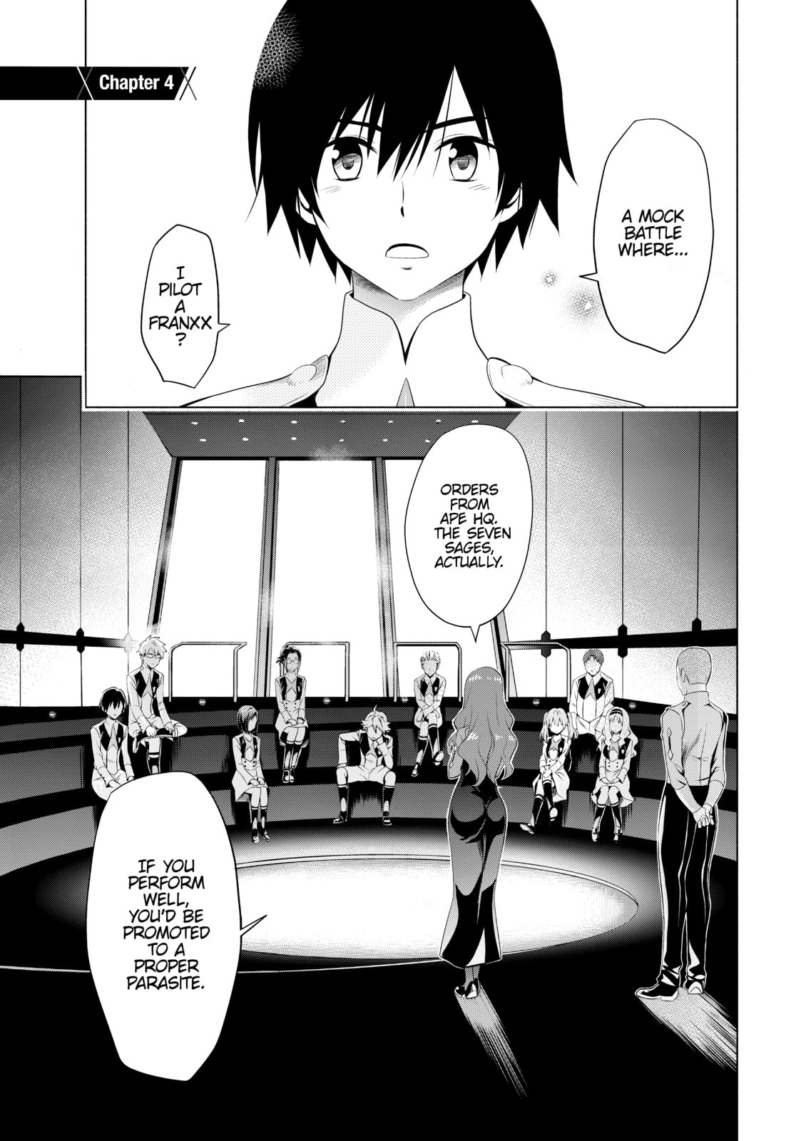 DARLING in the FRANXX Chapter 4 page 1 - 