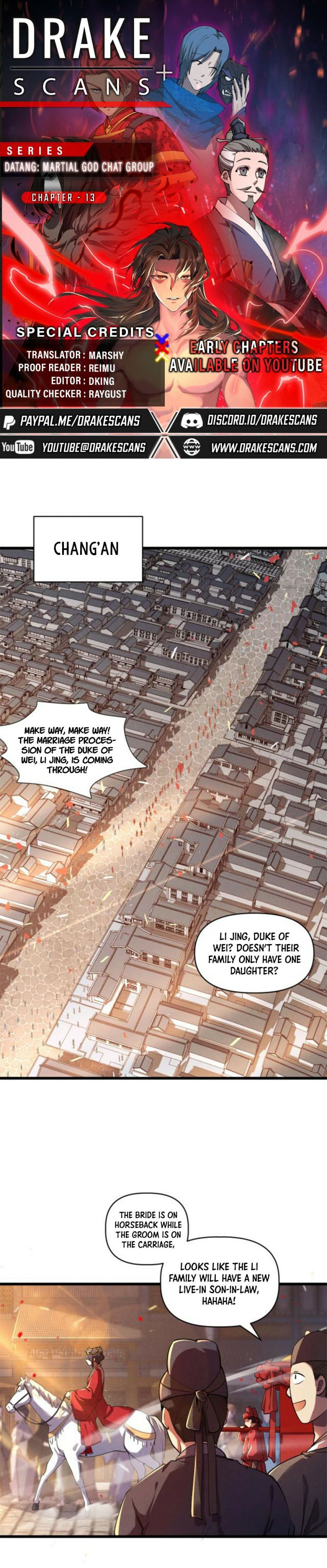Datang: Wushen Liaotian Qun (Colored) Chapter 1 page 1 - 