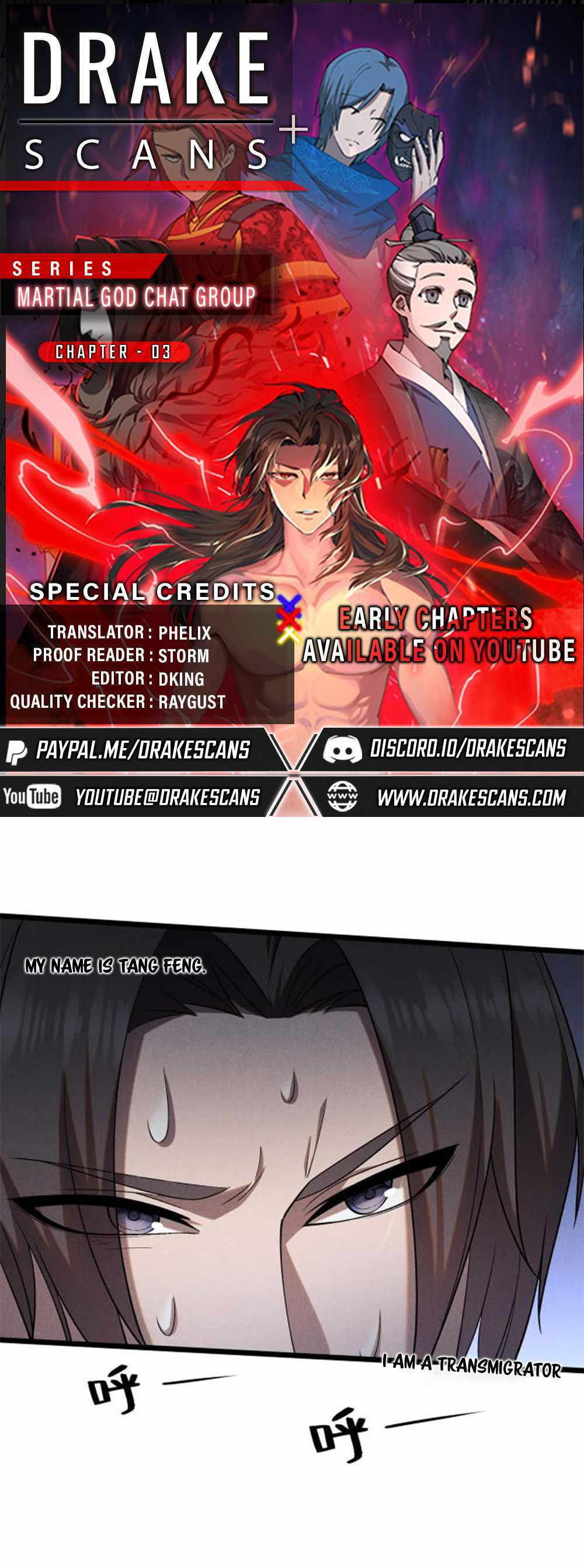 Datang: Wushen Liaotian Qun (Colored) Chapter 3 page 1 - 
