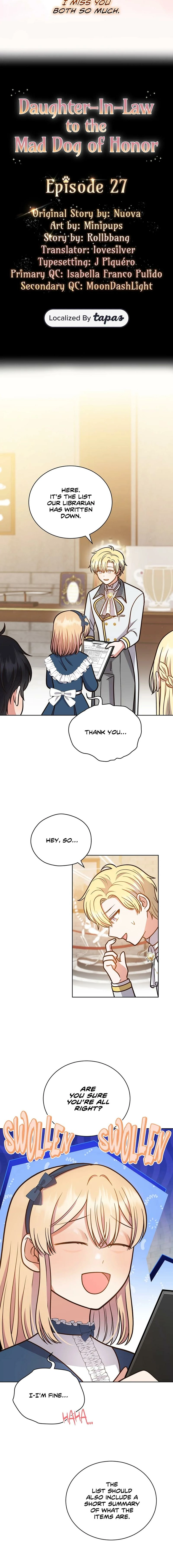 Daughter-In-Law to the Mad Dog of Honor Chapter 27 page 4 - 