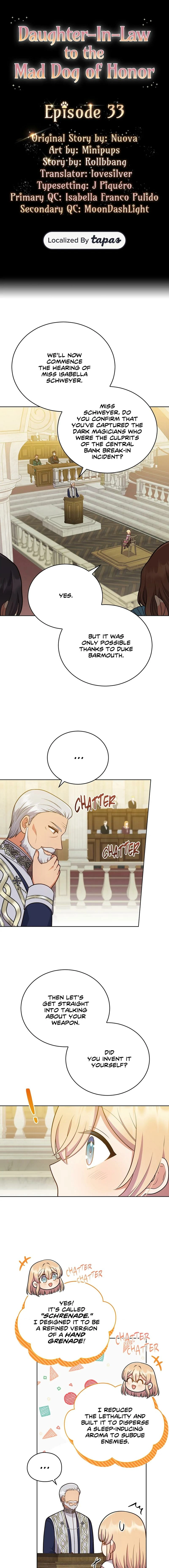Daughter-In-Law to the Mad Dog of Honor Chapter 33 page 1 - 