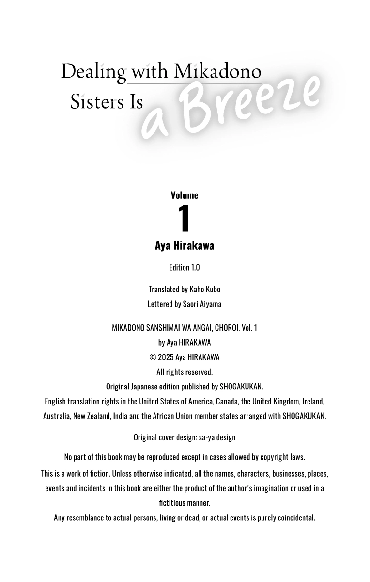 Dealing with Mikadono Sisters Is a Breeze Chapter 0 page 205 - 