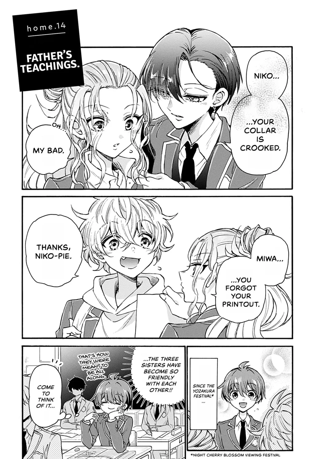 Dealing with Mikadono Sisters Is a Breeze Chapter 14 page 1 - 