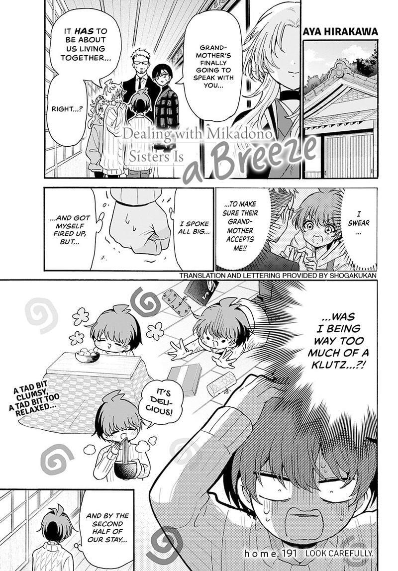 Dealing with Mikadono Sisters Is a Breeze Chapter 181.5 page 2 - 