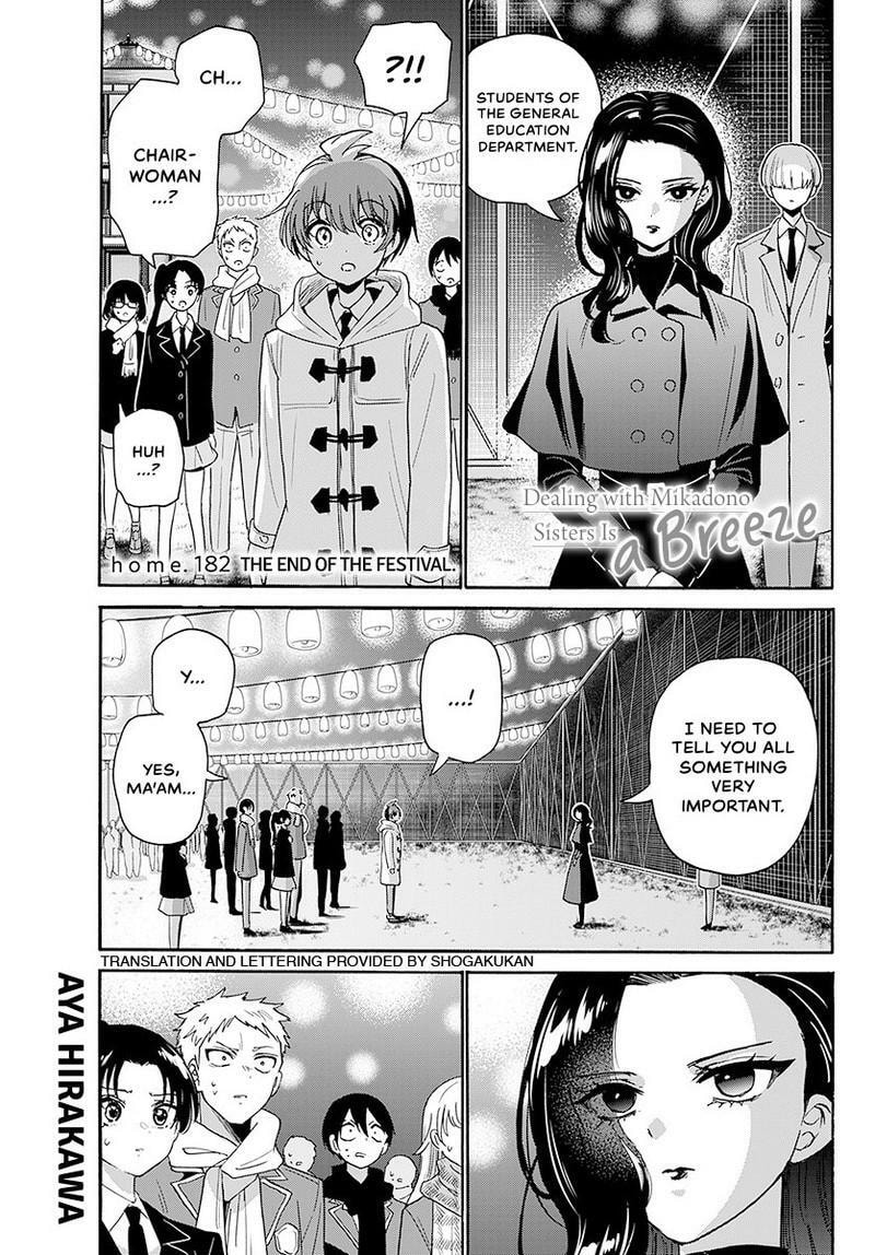 Dealing with Mikadono Sisters Is a Breeze Chapter 182 page 2 - 