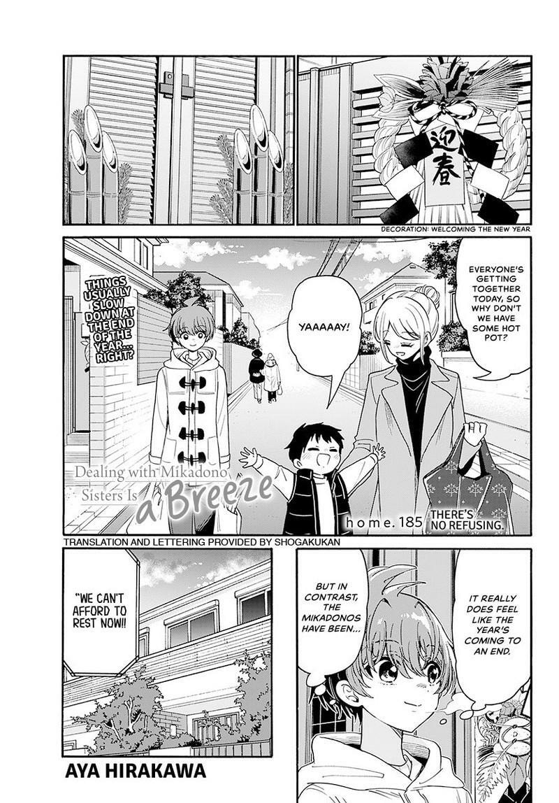 Dealing with Mikadono Sisters Is a Breeze Chapter 185 page 2 - 
