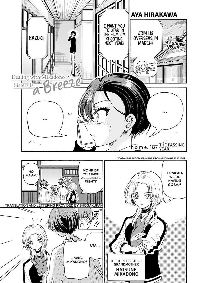 Dealing with Mikadono Sisters Is a Breeze Chapter 187 page 2 - 