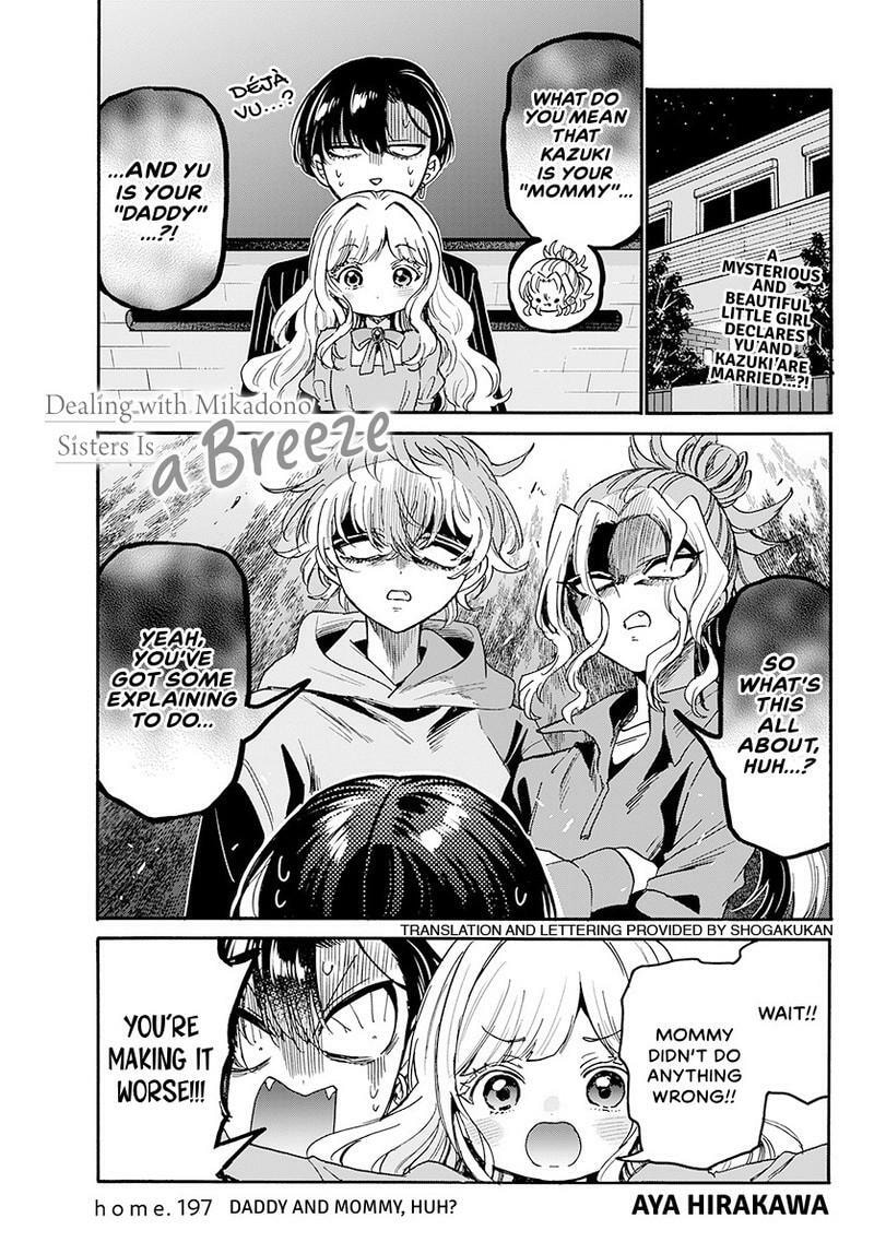 Dealing with Mikadono Sisters Is a Breeze Chapter 197 page 2 - 