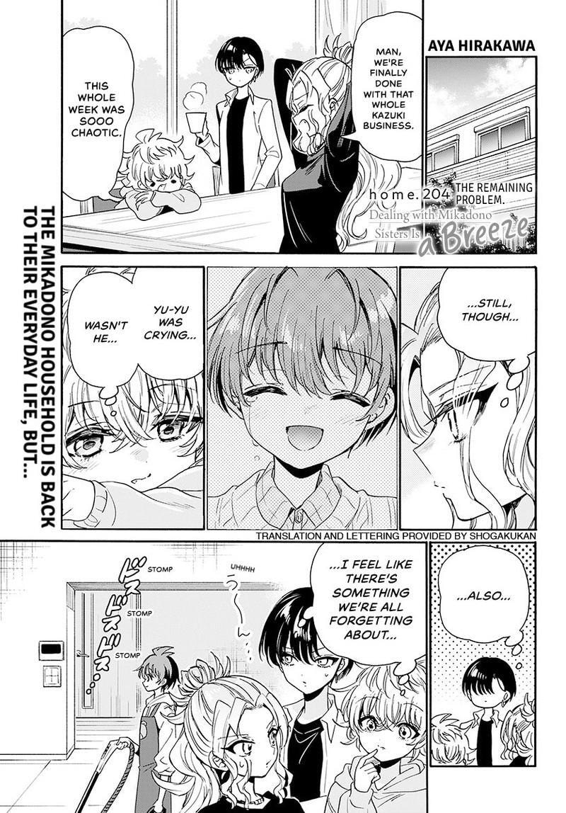 Dealing with Mikadono Sisters Is a Breeze Chapter 204 page 2 - 
